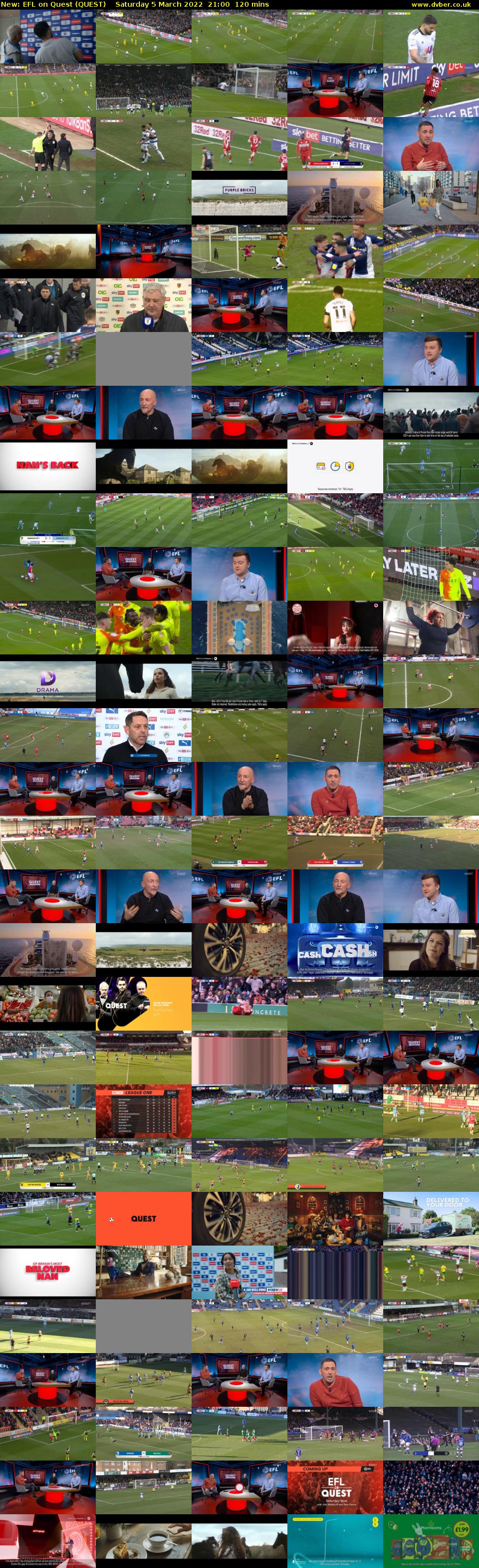 EFL on Quest (QUEST) Saturday 5 March 2022 21:00 - 23:00