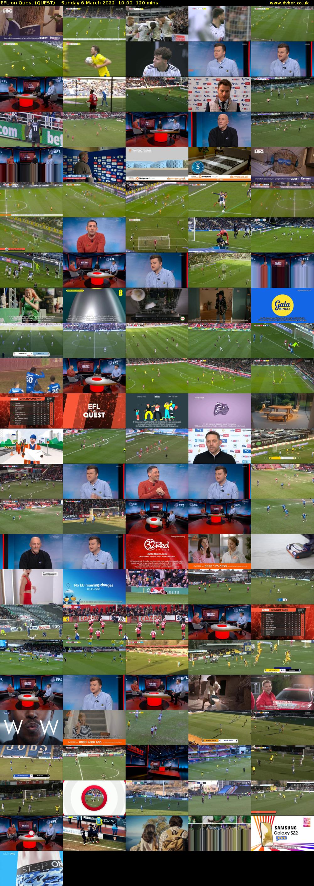EFL on Quest (QUEST) Sunday 6 March 2022 10:00 - 12:00
