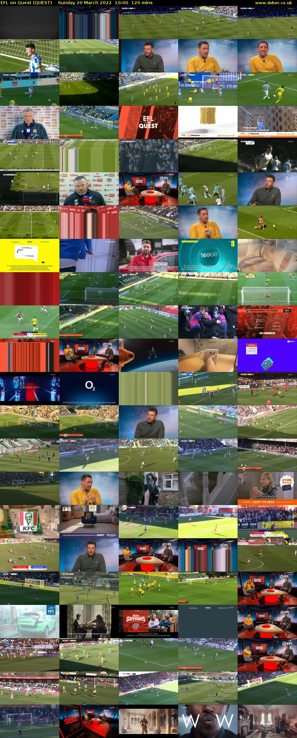 EFL on Quest (QUEST) Sunday 20 March 2022 10:00 - 12:00