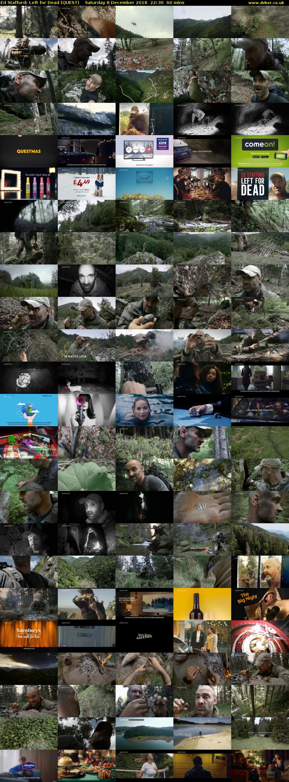 Ed Stafford: Left for Dead (QUEST) Saturday 8 December 2018 22:30 - 23:30