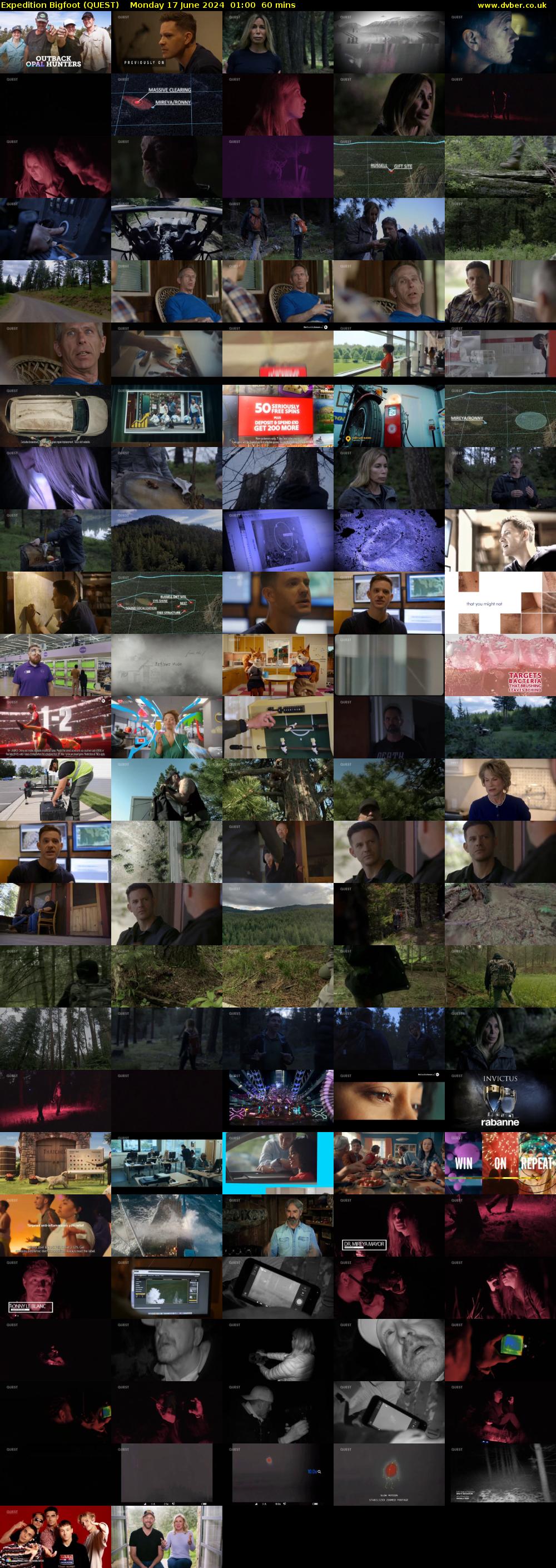 Expedition Bigfoot (QUEST) Monday 17 June 2024 01:00 - 02:00