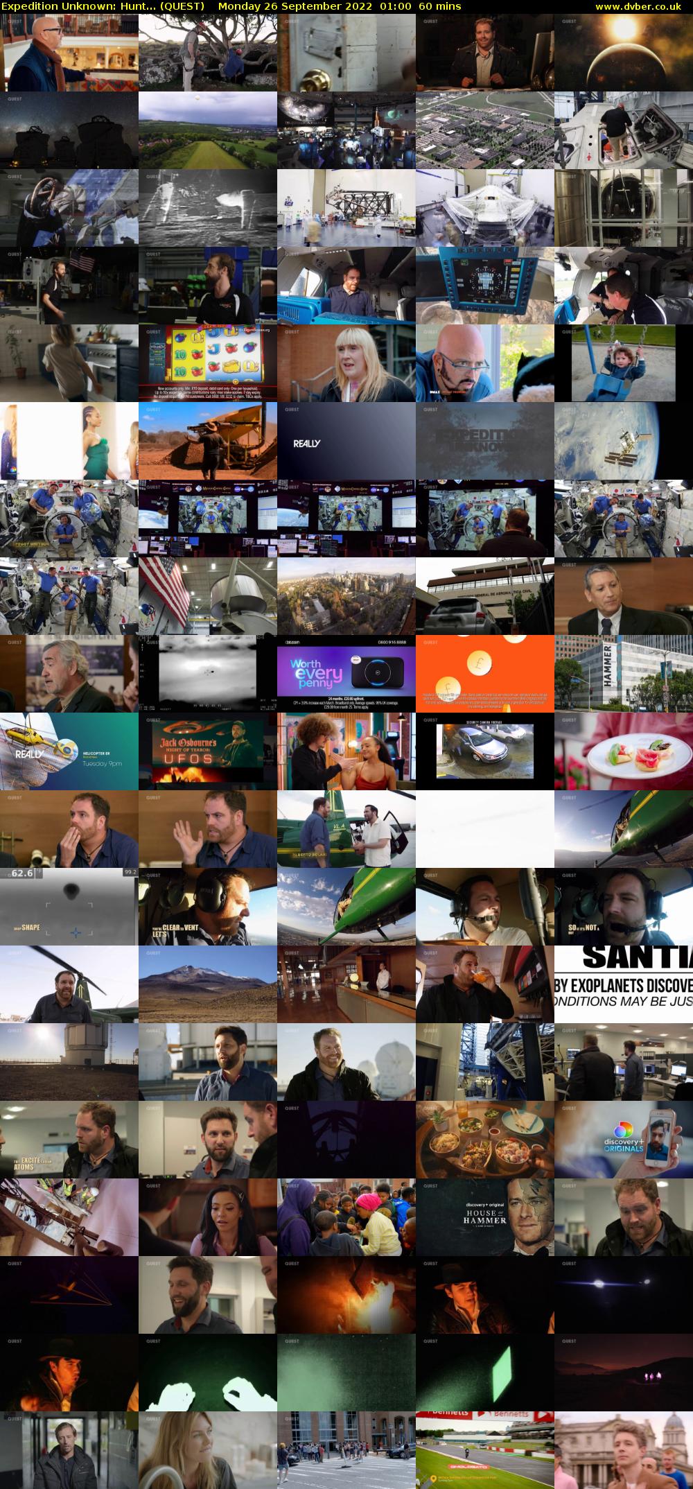 Expedition Unknown: Hunt... (QUEST) Monday 26 September 2022 01:00 - 02:00