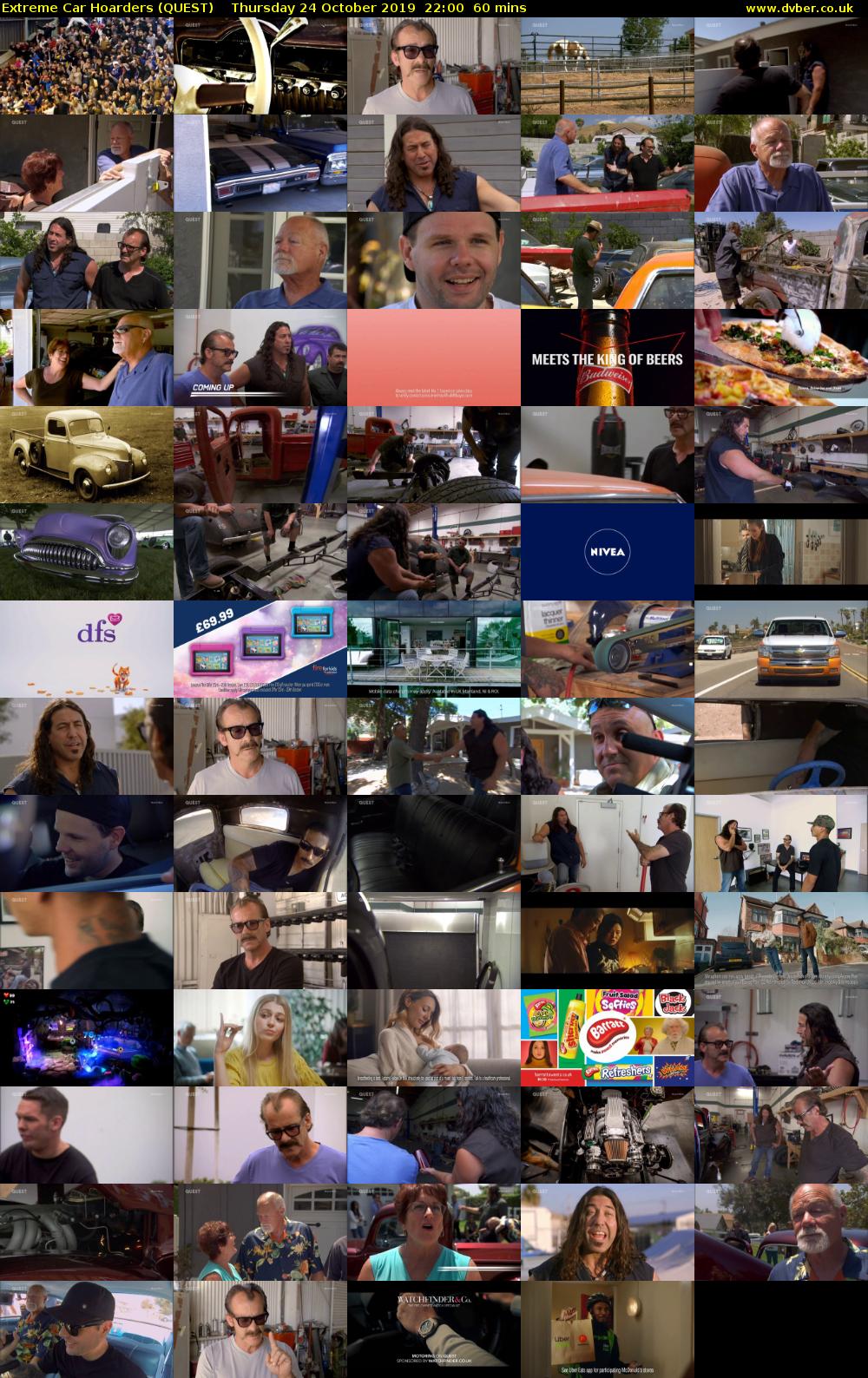 Extreme Car Hoarders (QUEST) Thursday 24 October 2019 22:00 - 23:00