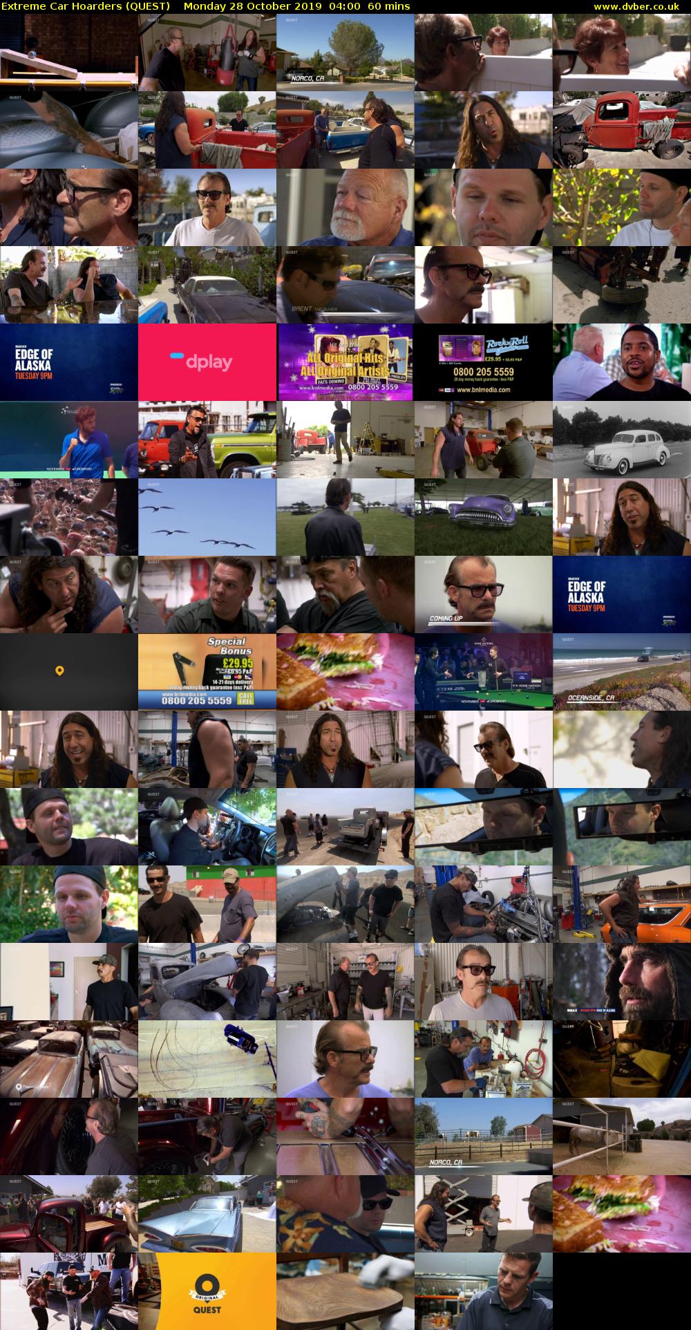 Extreme Car Hoarders (QUEST) Monday 28 October 2019 04:00 - 05:00
