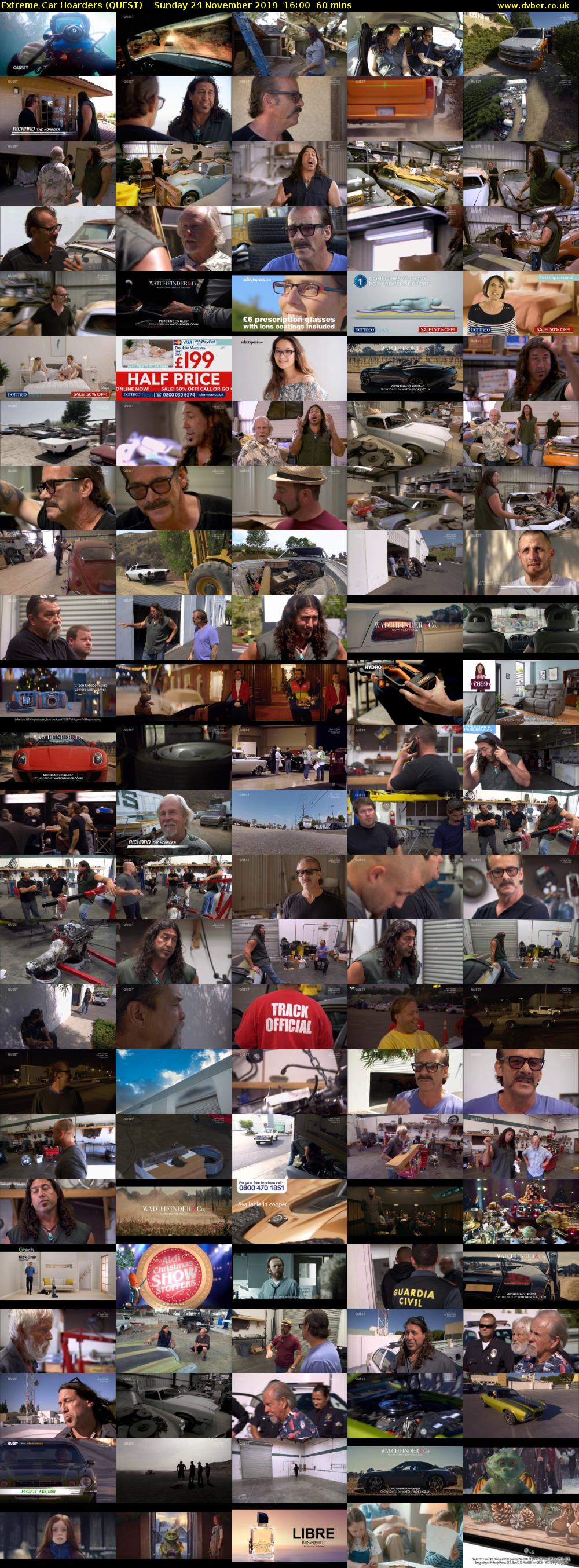 Extreme Car Hoarders (QUEST) Sunday 24 November 2019 16:00 - 17:00
