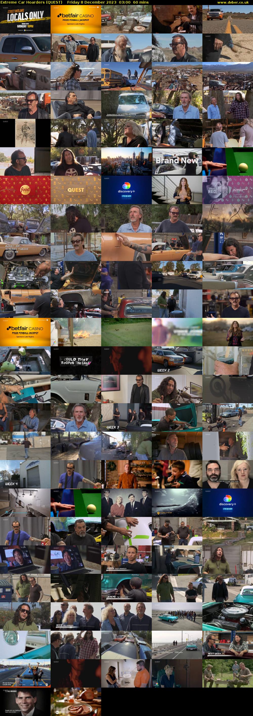 Extreme Car Hoarders (QUEST) Friday 8 December 2023 03:00 - 04:00