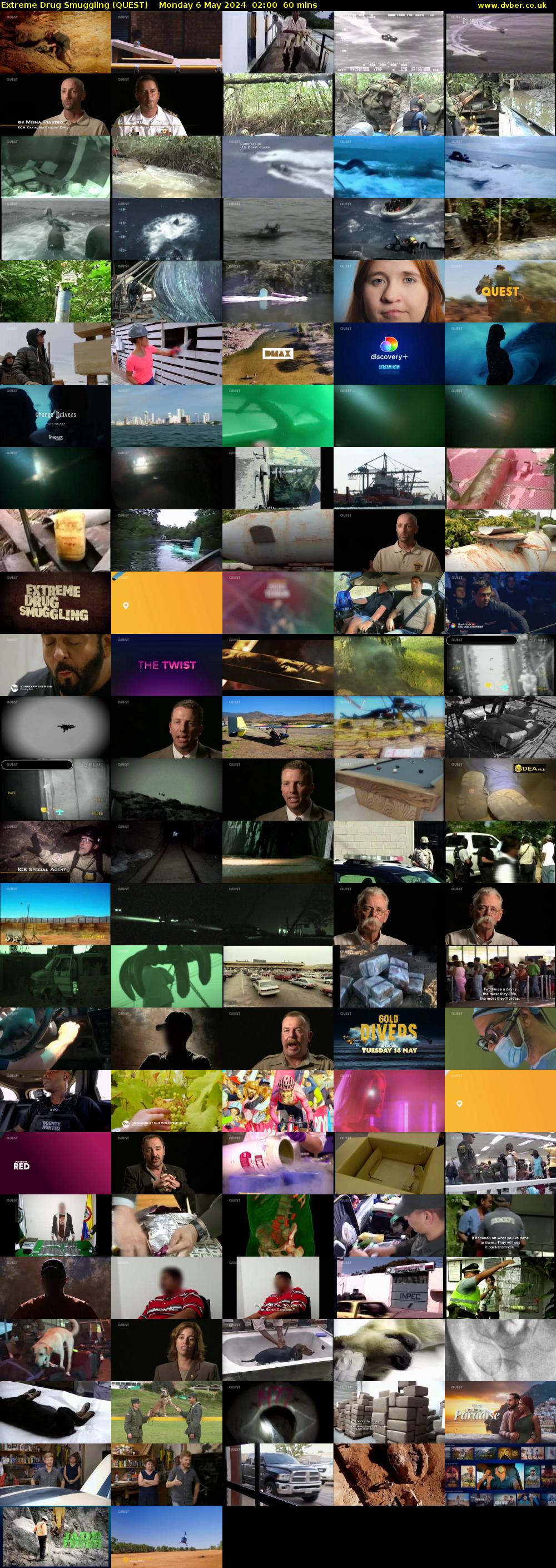 Extreme Drug Smuggling (QUEST) Monday 6 May 2024 02:00 - 03:00