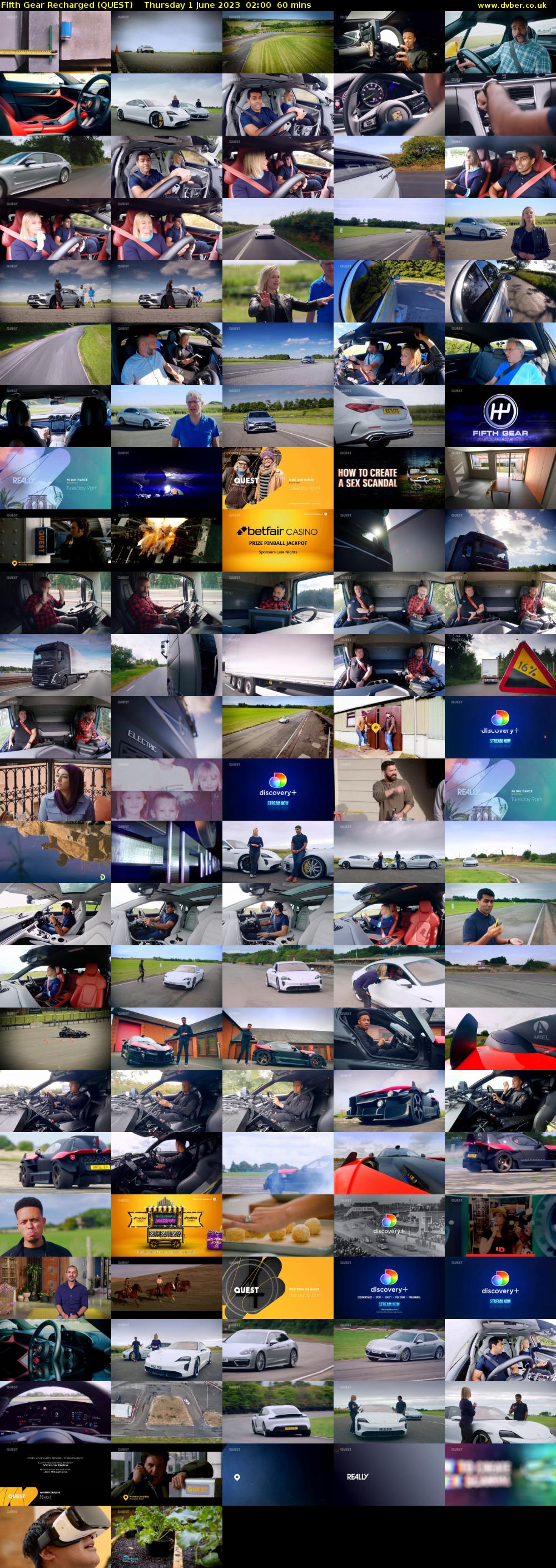 Fifth Gear Recharged (QUEST) Thursday 1 June 2023 02:00 - 03:00