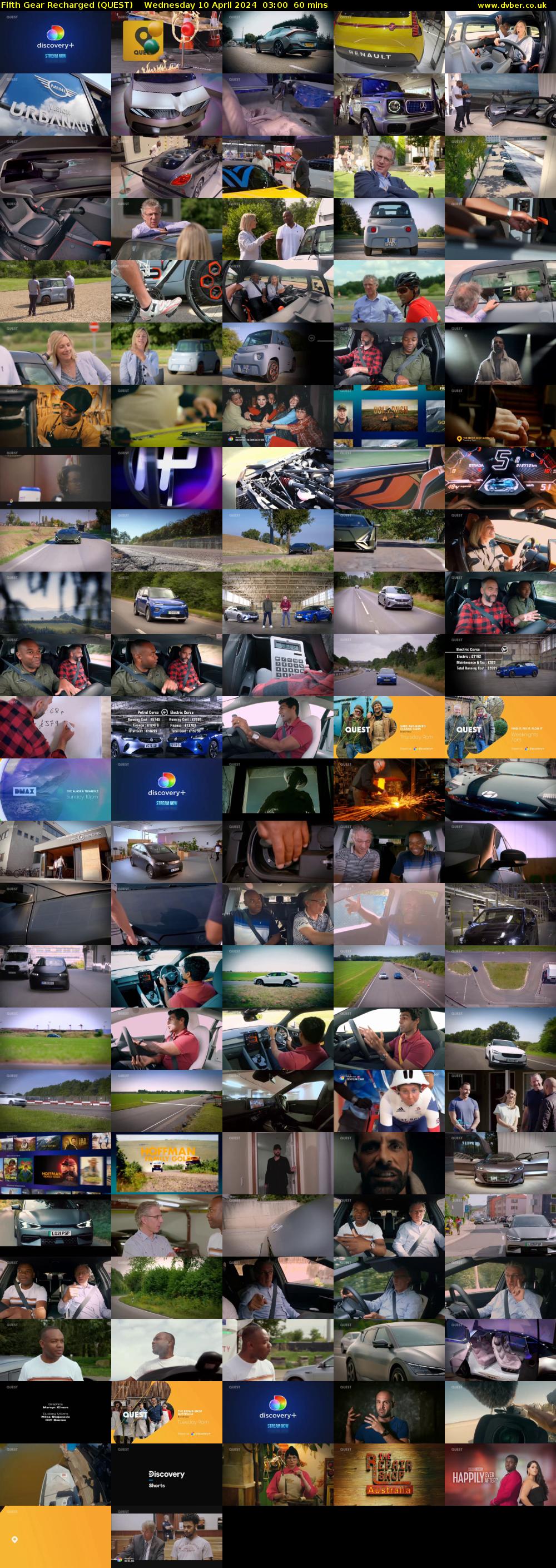 Fifth Gear Recharged (QUEST) Wednesday 10 April 2024 03:00 - 04:00