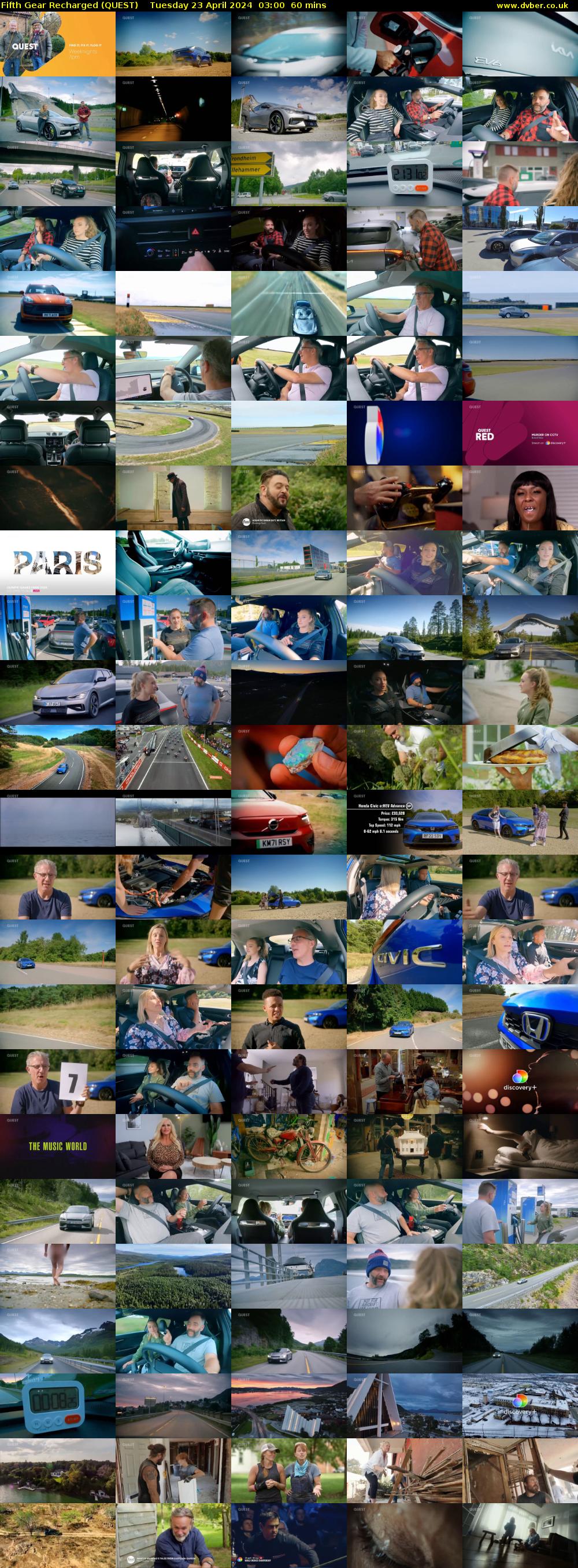 Fifth Gear Recharged (QUEST) Tuesday 23 April 2024 03:00 - 04:00