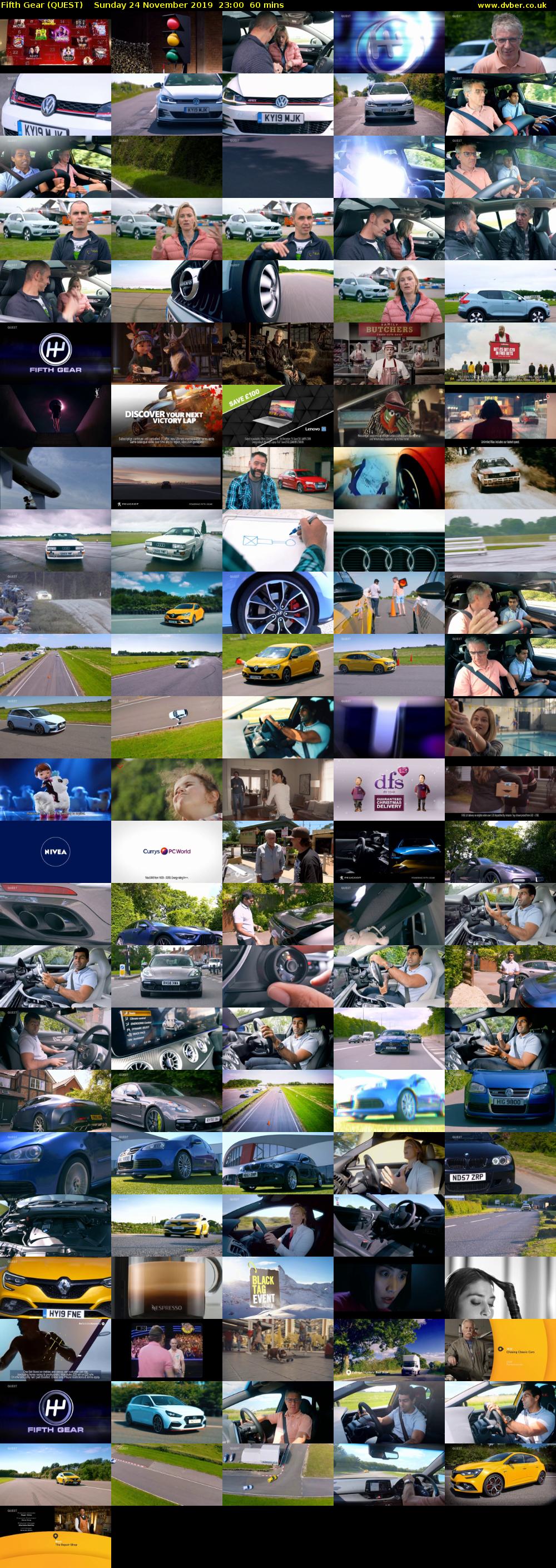 Fifth Gear (QUEST) Sunday 24 November 2019 23:00 - 00:00