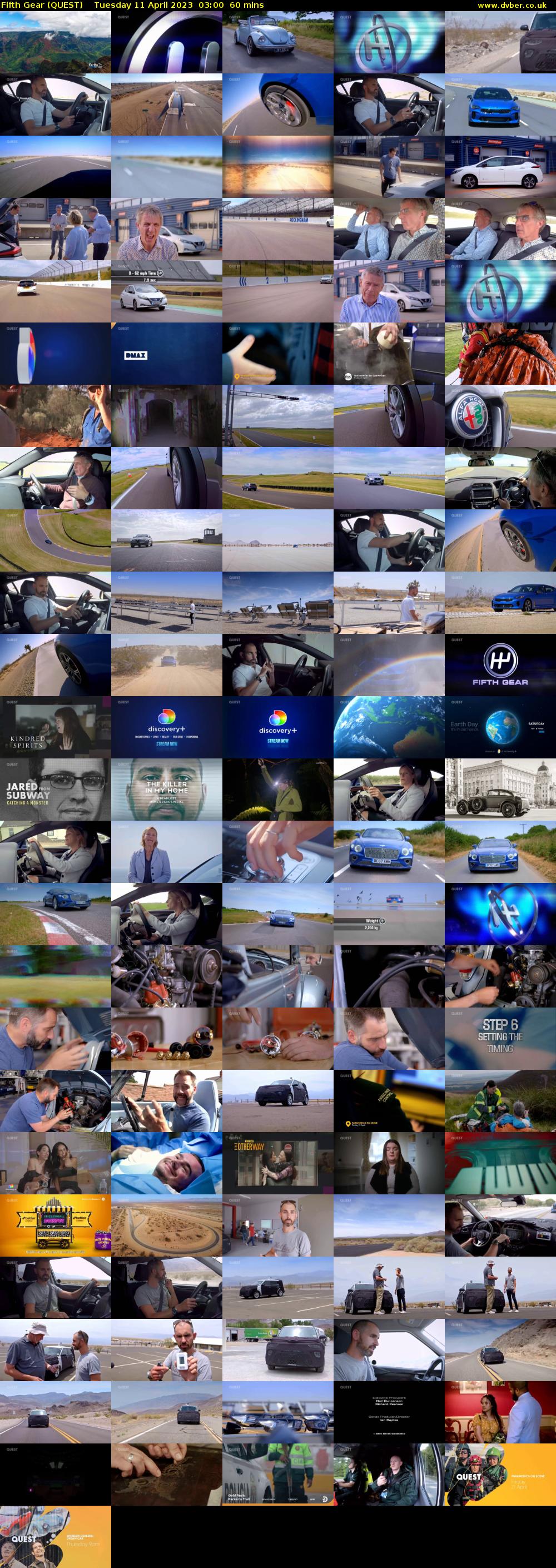 Fifth Gear (QUEST) Tuesday 11 April 2023 03:00 - 04:00