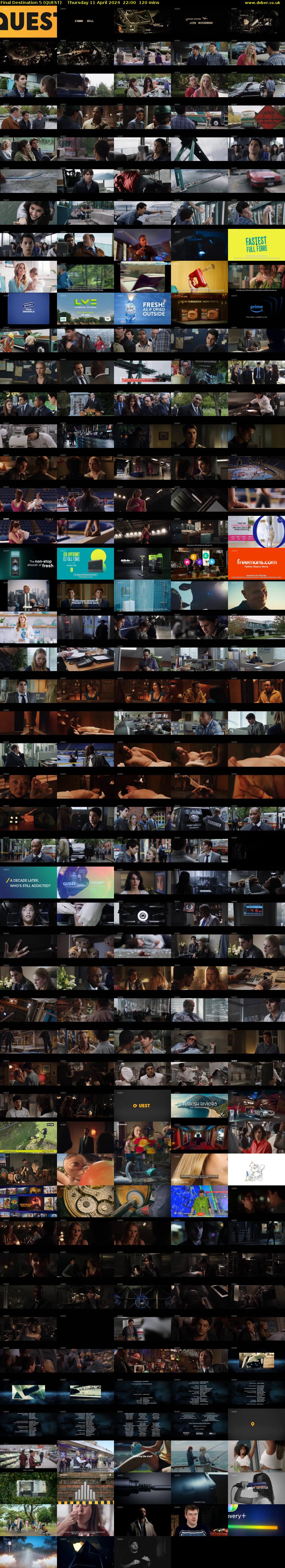 Final Destination 5 (QUEST) Thursday 11 April 2024 22:00 - 00:00