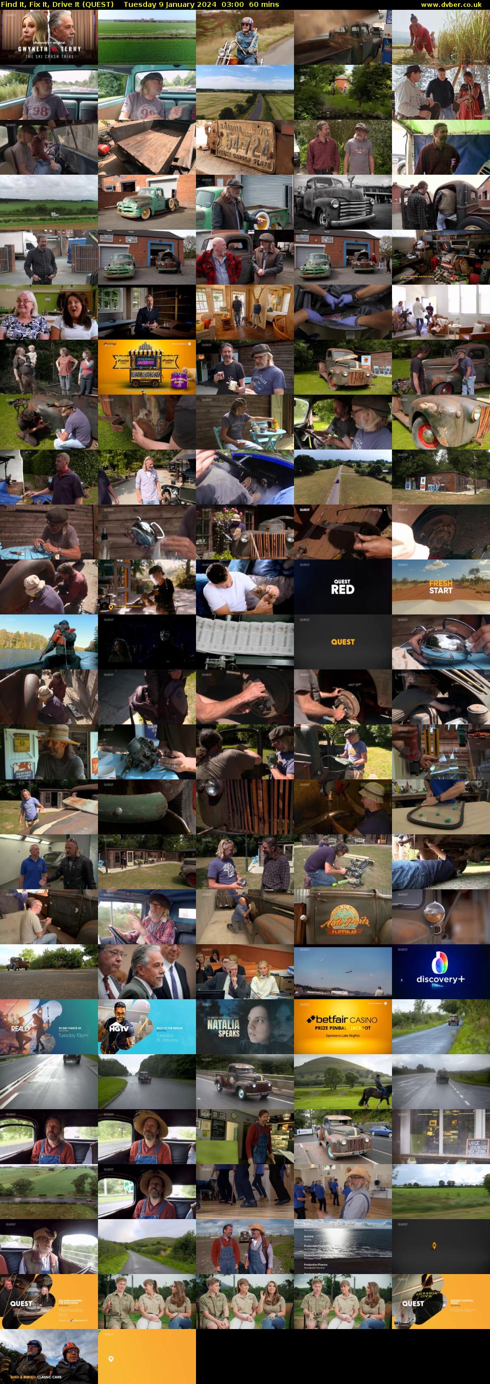 Find It, Fix It, Drive It (QUEST) Tuesday 9 January 2024 03:00 - 04:00