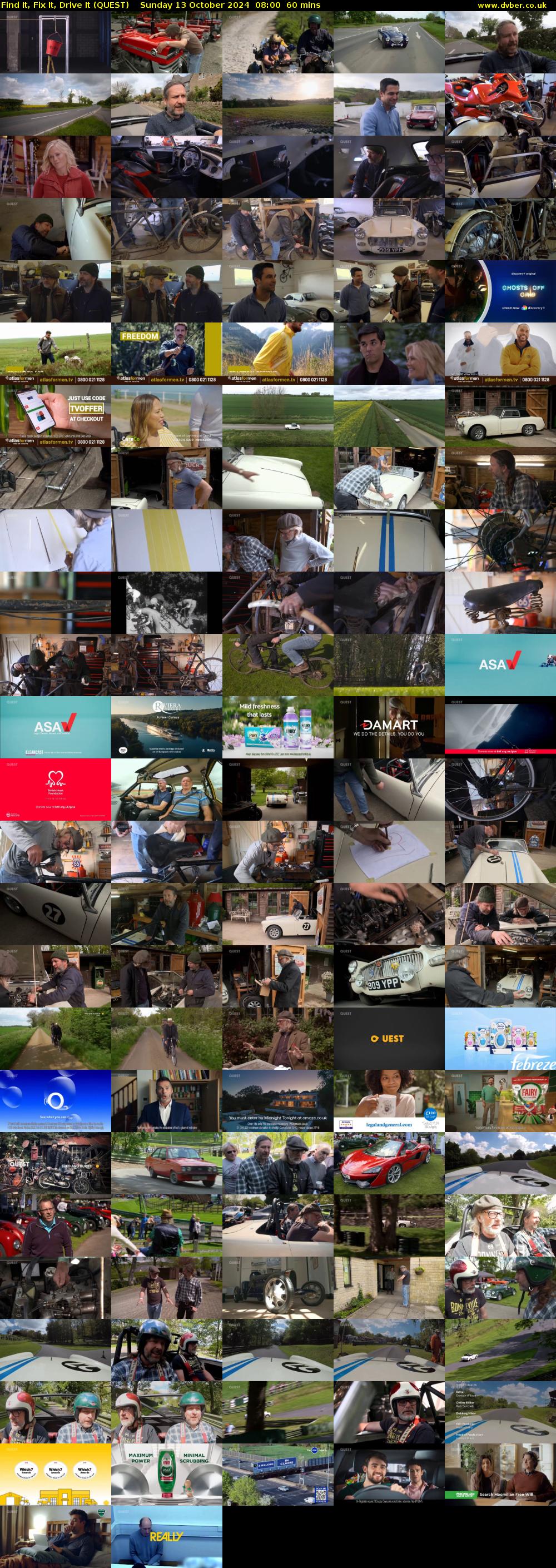 Find It, Fix It, Drive It (QUEST) Sunday 13 October 2024 08:00 - 09:00