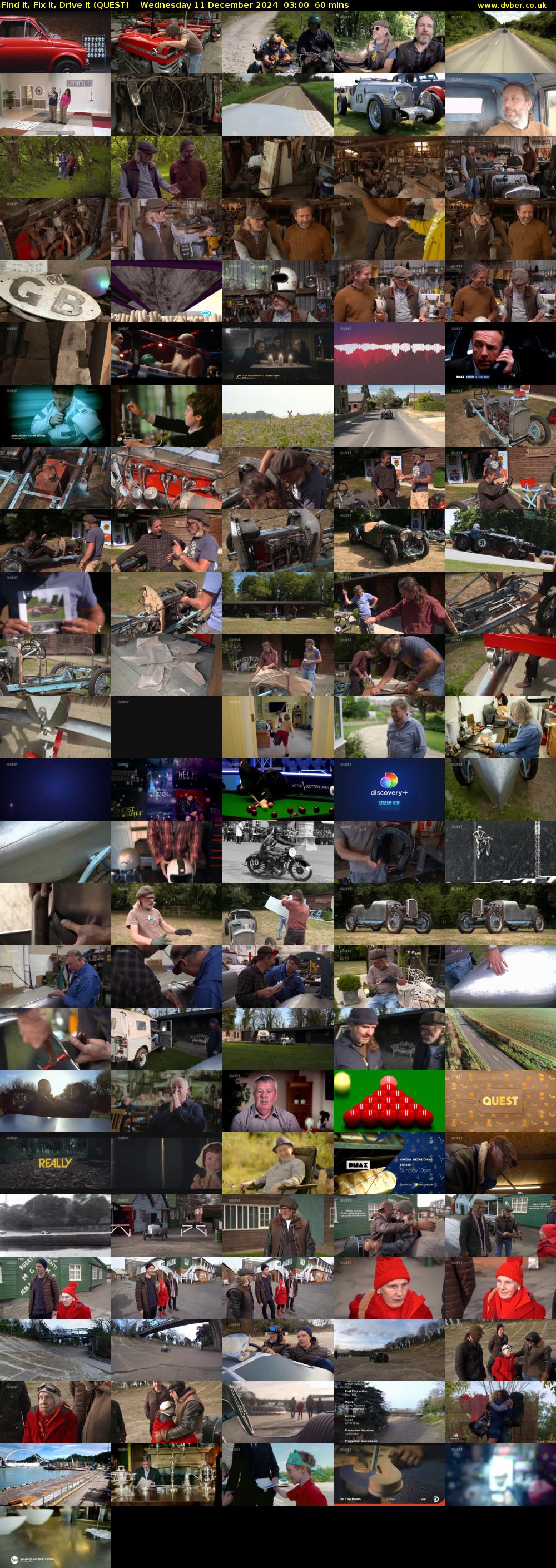 Find It, Fix It, Drive It (QUEST) Wednesday 11 December 2024 03:00 - 04:00