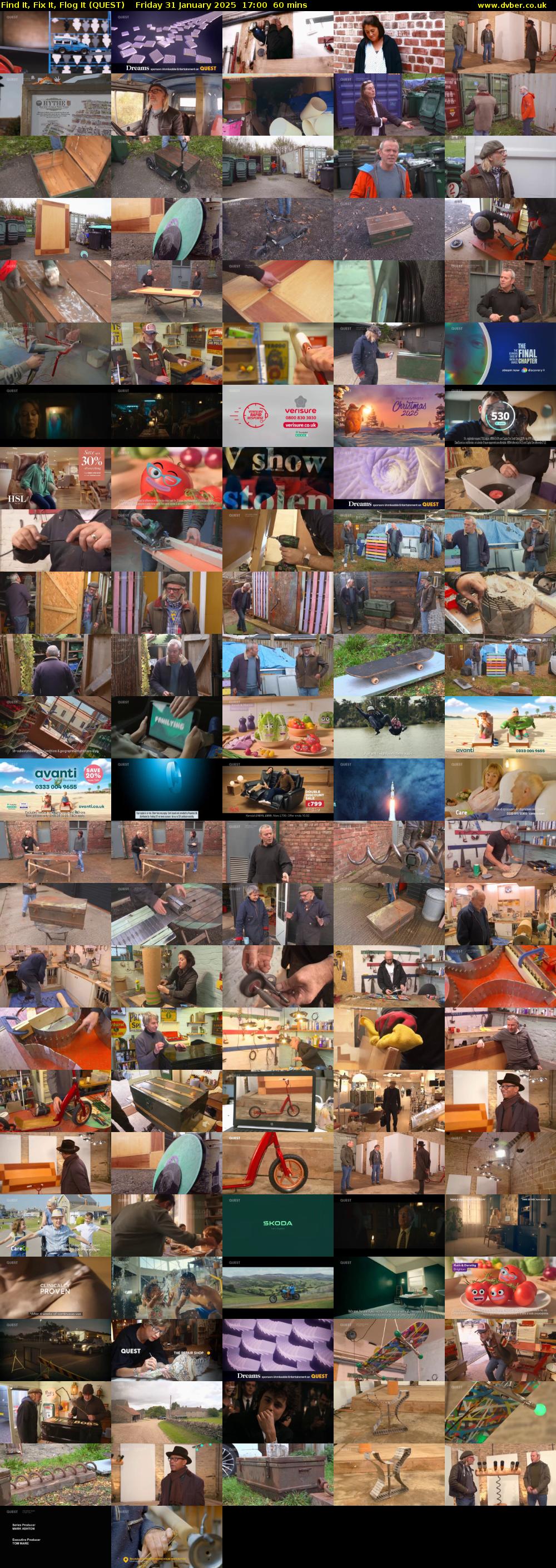 Find It, Fix It, Flog It (QUEST) Friday 31 January 2025 17:00 - 18:00