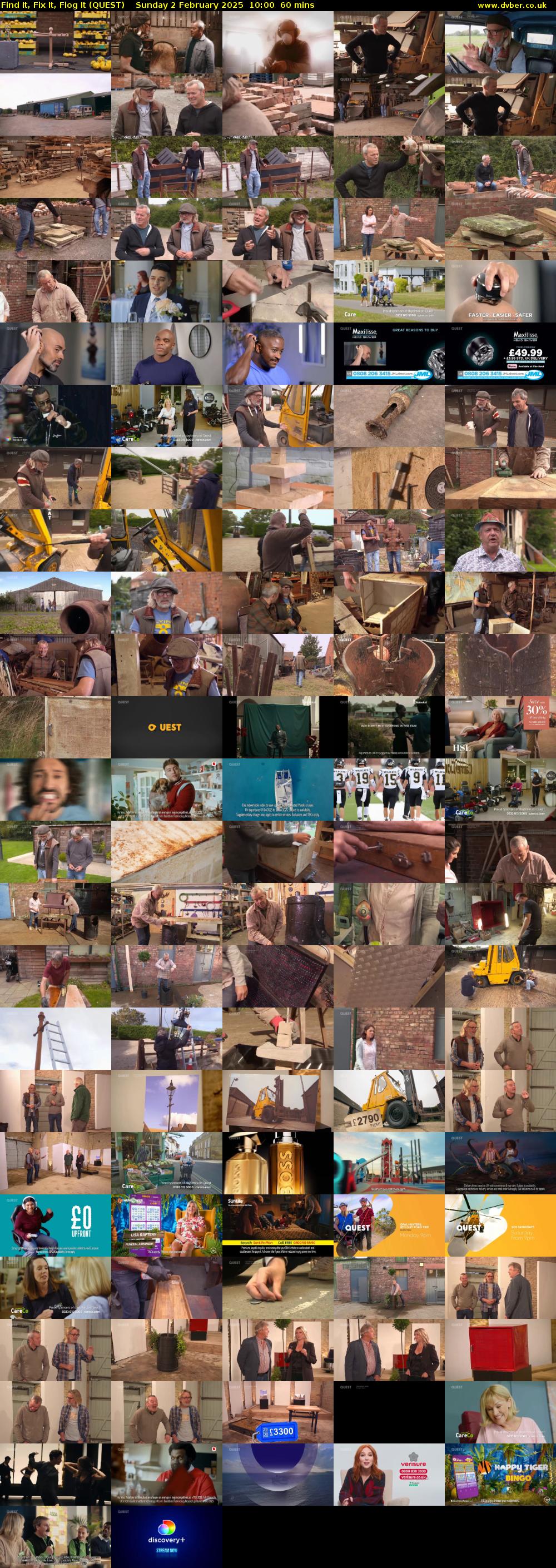 Find It, Fix It, Flog It (QUEST) Sunday 2 February 2025 10:00 - 11:00