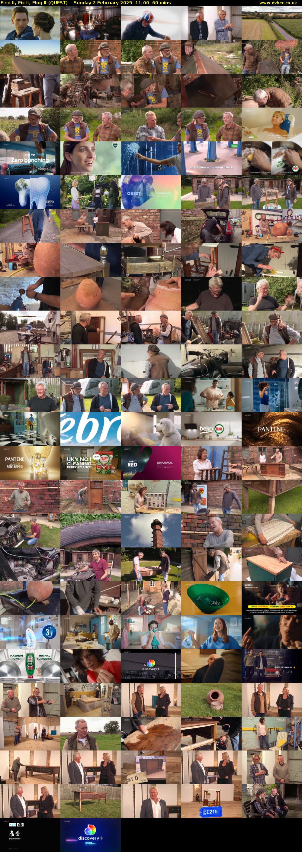 Find It, Fix It, Flog It (QUEST) Sunday 2 February 2025 11:00 - 12:00