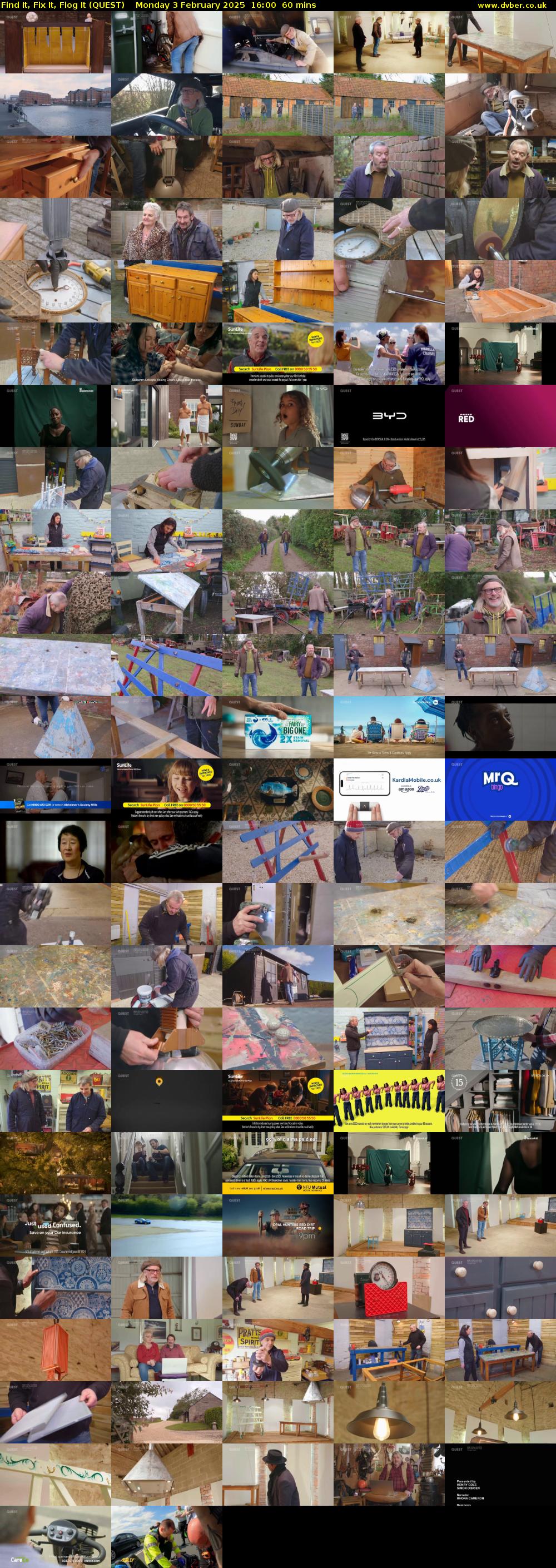 Find It, Fix It, Flog It (QUEST) Monday 3 February 2025 16:00 - 17:00