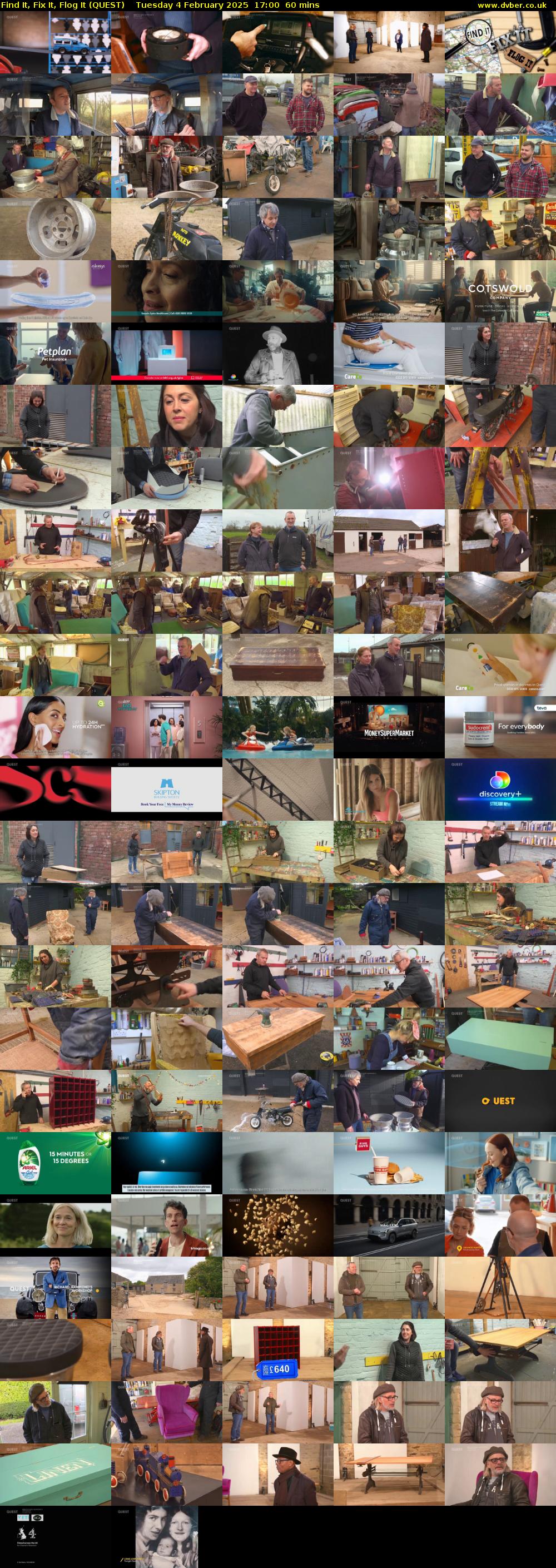 Find It, Fix It, Flog It (QUEST) Tuesday 4 February 2025 17:00 - 18:00