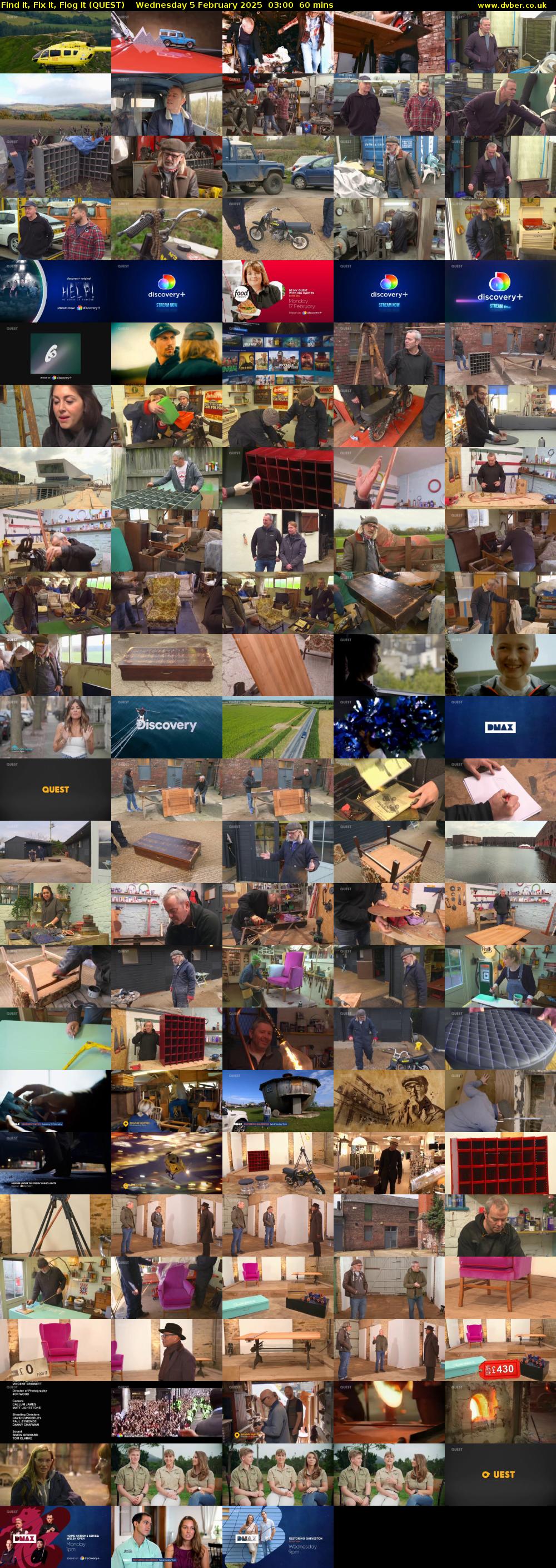 Find It, Fix It, Flog It (QUEST) Wednesday 5 February 2025 03:00 - 04:00