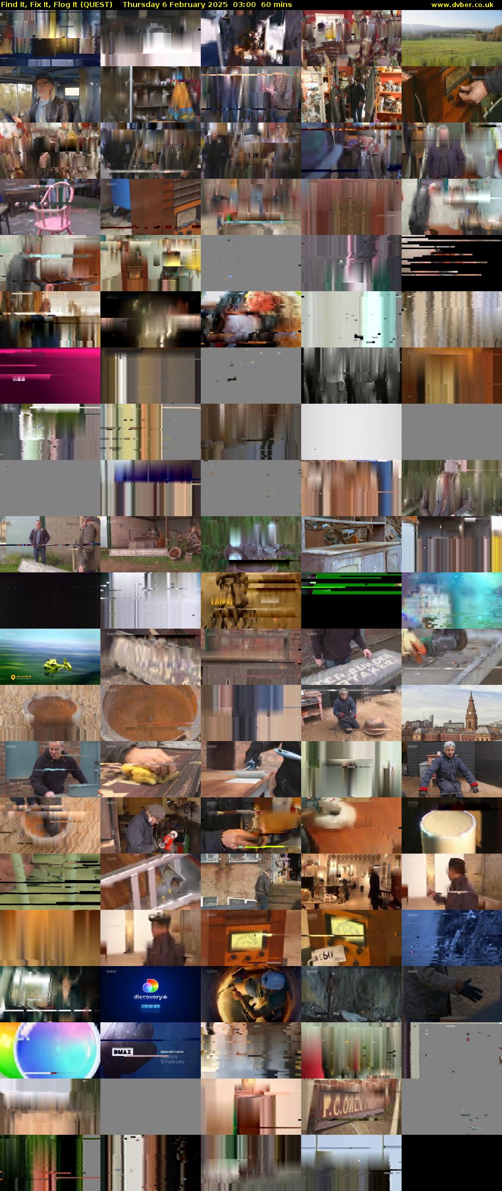 Find It, Fix It, Flog It (QUEST) Thursday 6 February 2025 03:00 - 04:00