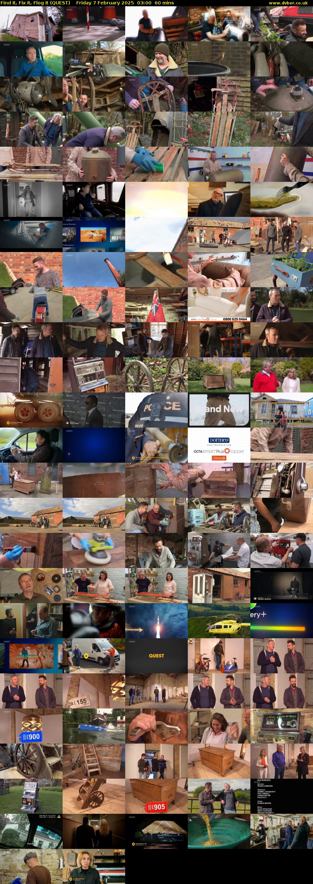 Find It, Fix It, Flog It (QUEST) Friday 7 February 2025 03:00 - 04:00