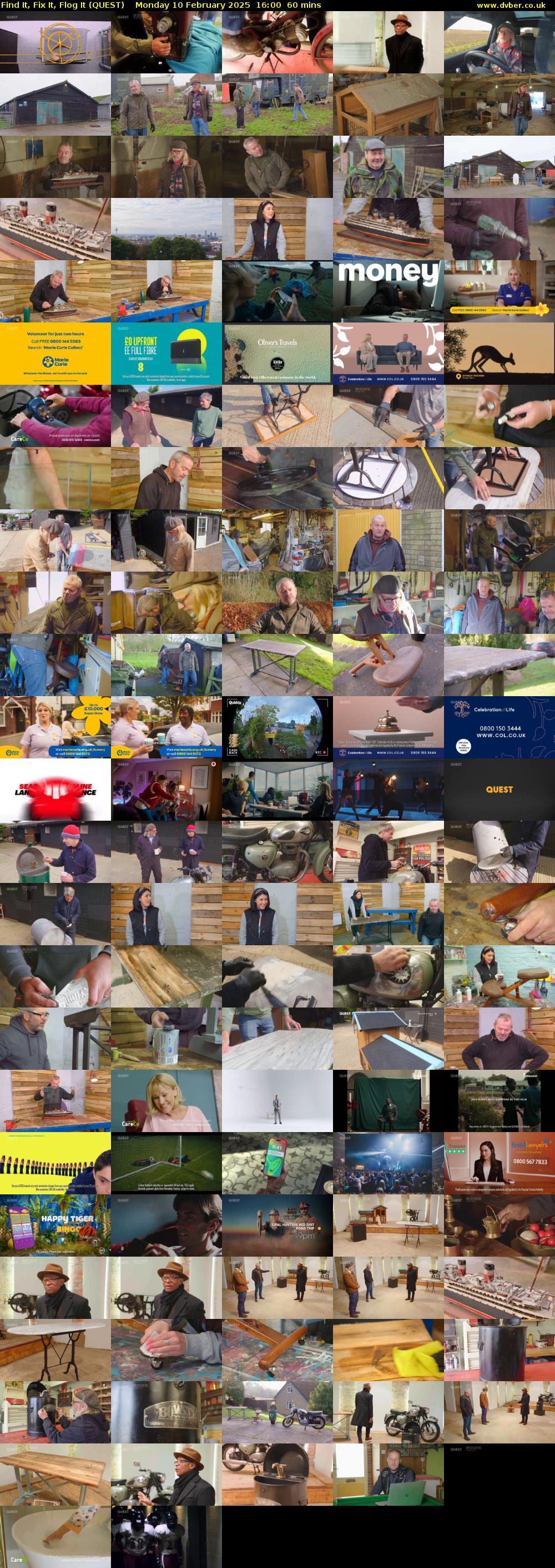 Find It, Fix It, Flog It (QUEST) Monday 10 February 2025 16:00 - 17:00