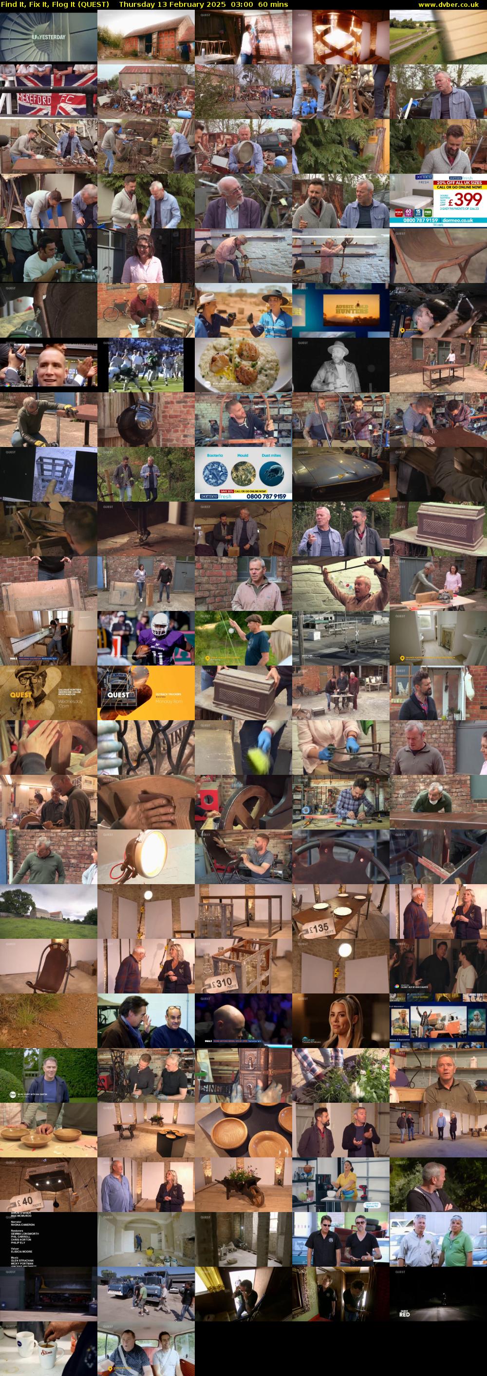 Find It, Fix It, Flog It (QUEST) Thursday 13 February 2025 03:00 - 04:00