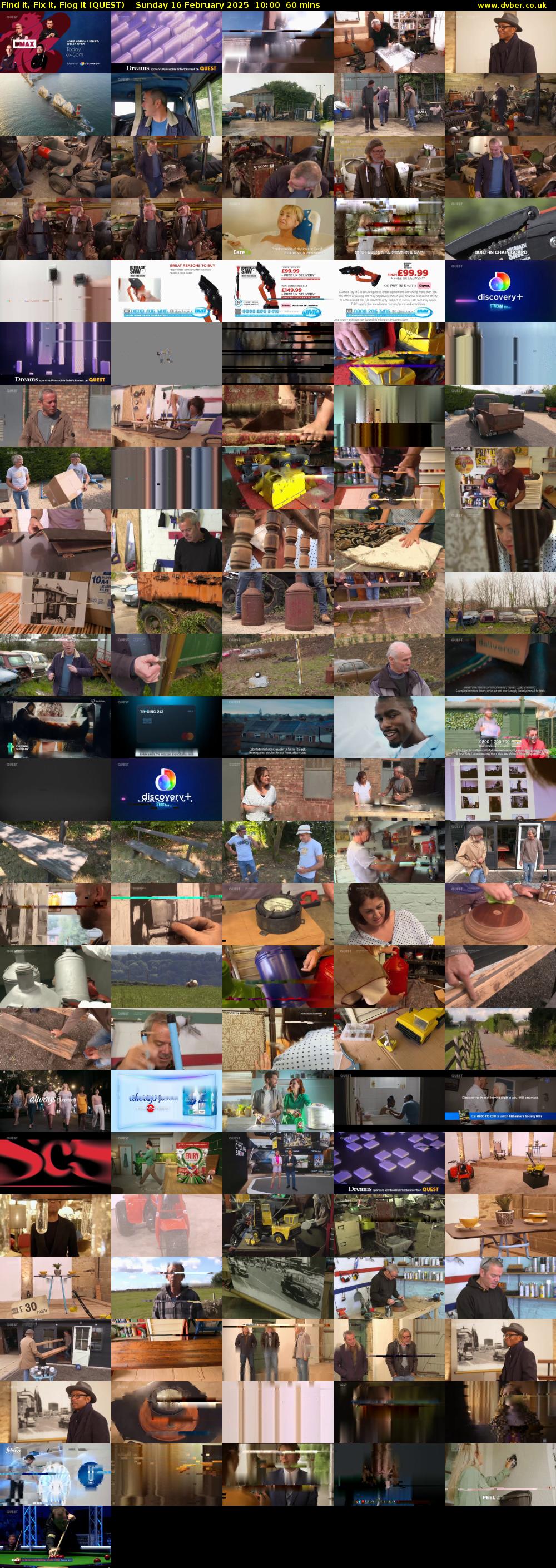 Find It, Fix It, Flog It (QUEST) Sunday 16 February 2025 10:00 - 11:00