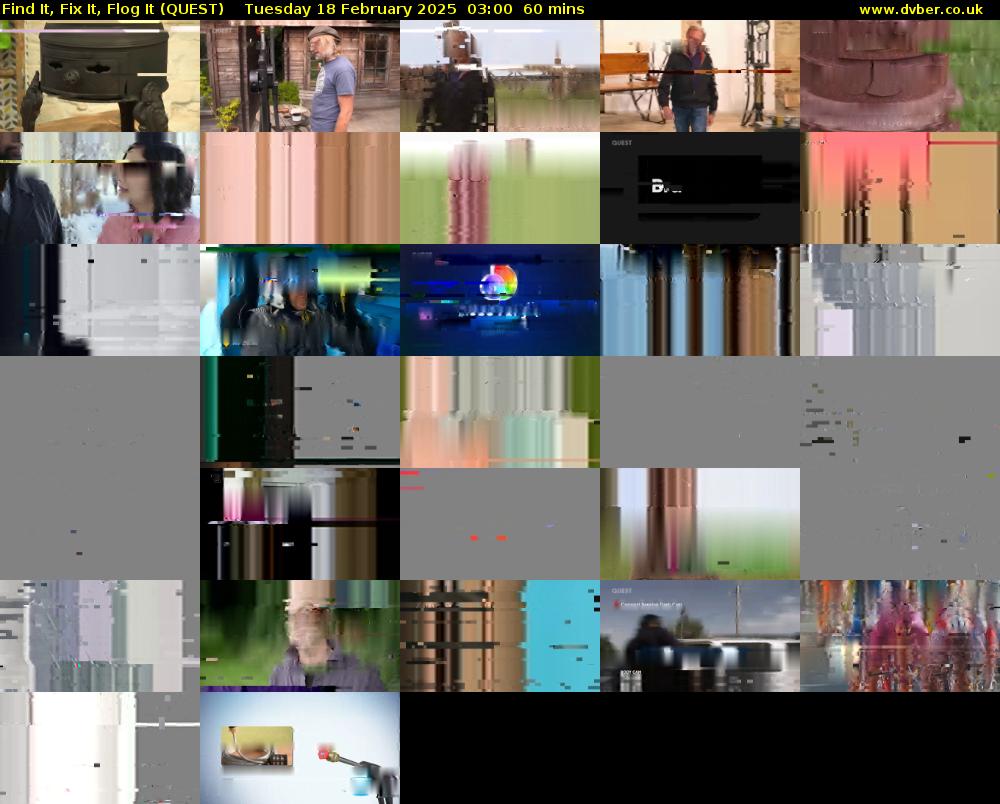 Find It, Fix It, Flog It (QUEST) Tuesday 18 February 2025 03:00 - 04:00