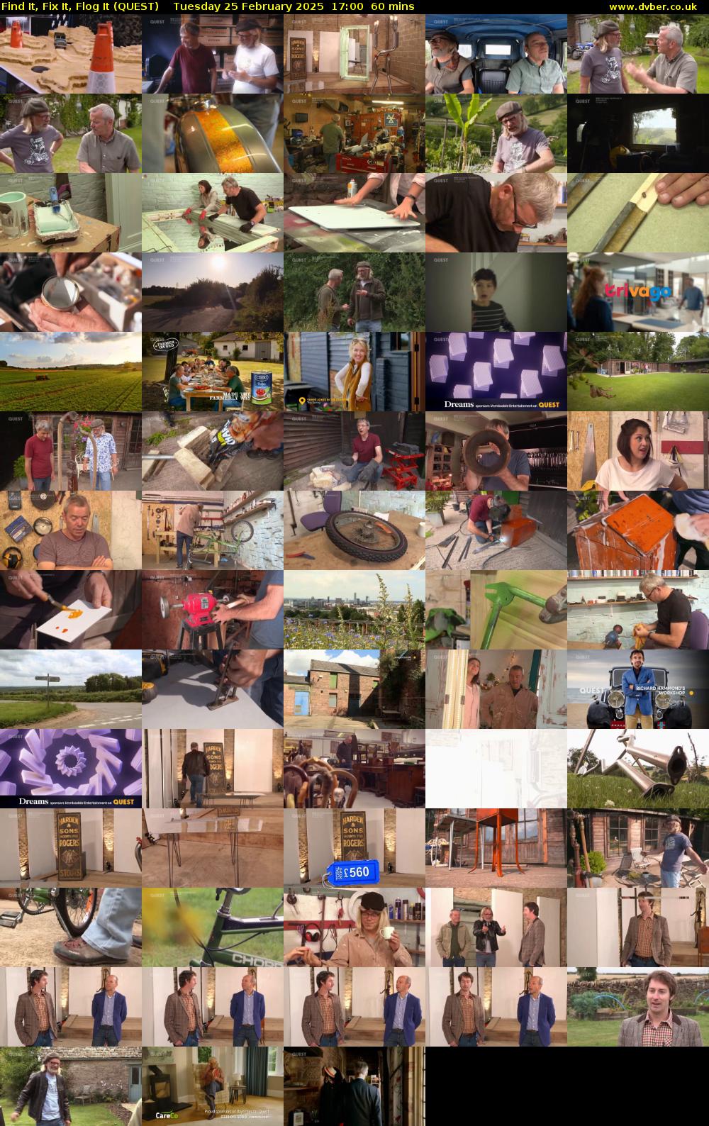 Find It, Fix It, Flog It (QUEST) Tuesday 25 February 2025 17:00 - 18:00