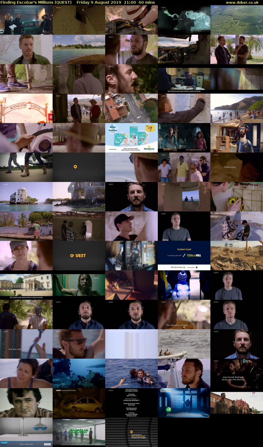 Finding Escobar's Millions (QUEST) Friday 9 August 2019 21:00 - 22:00
