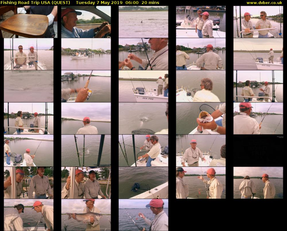 Fishing Road Trip USA (QUEST) Tuesday 7 May 2019 06:00 - 06:20
