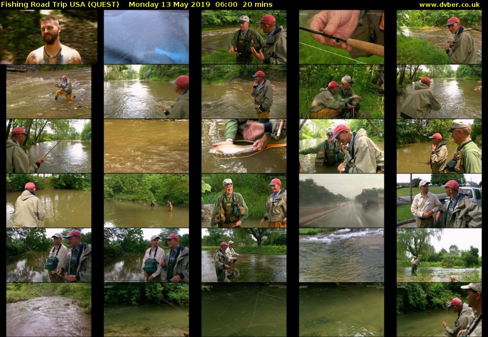 Fishing Road Trip USA (QUEST) Monday 13 May 2019 06:00 - 06:20