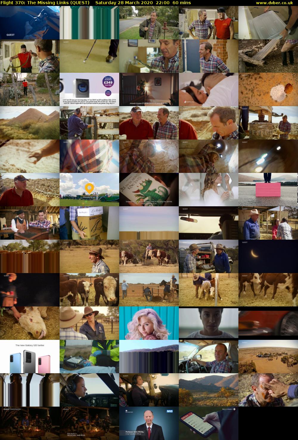Flight 370: The Missing Links (QUEST) Saturday 28 March 2020 22:00 - 23:00