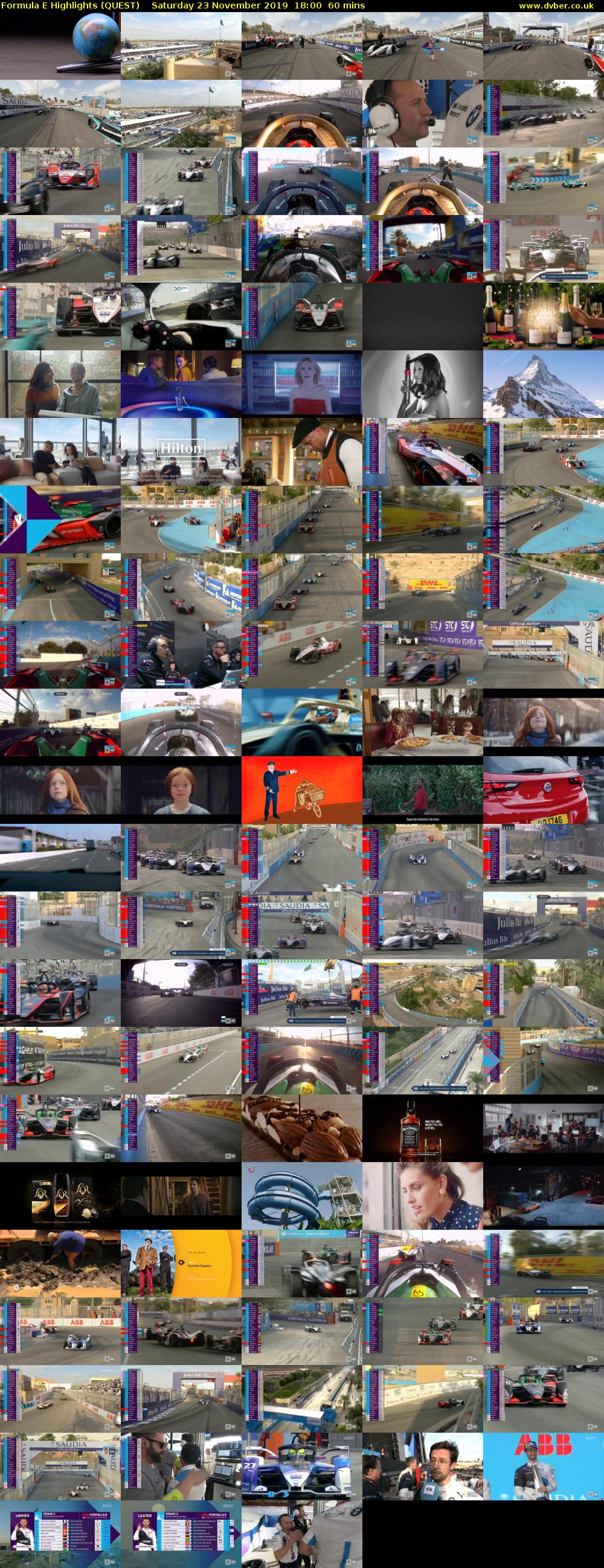 Formula E Highlights (QUEST) Saturday 23 November 2019 18:00 - 19:00