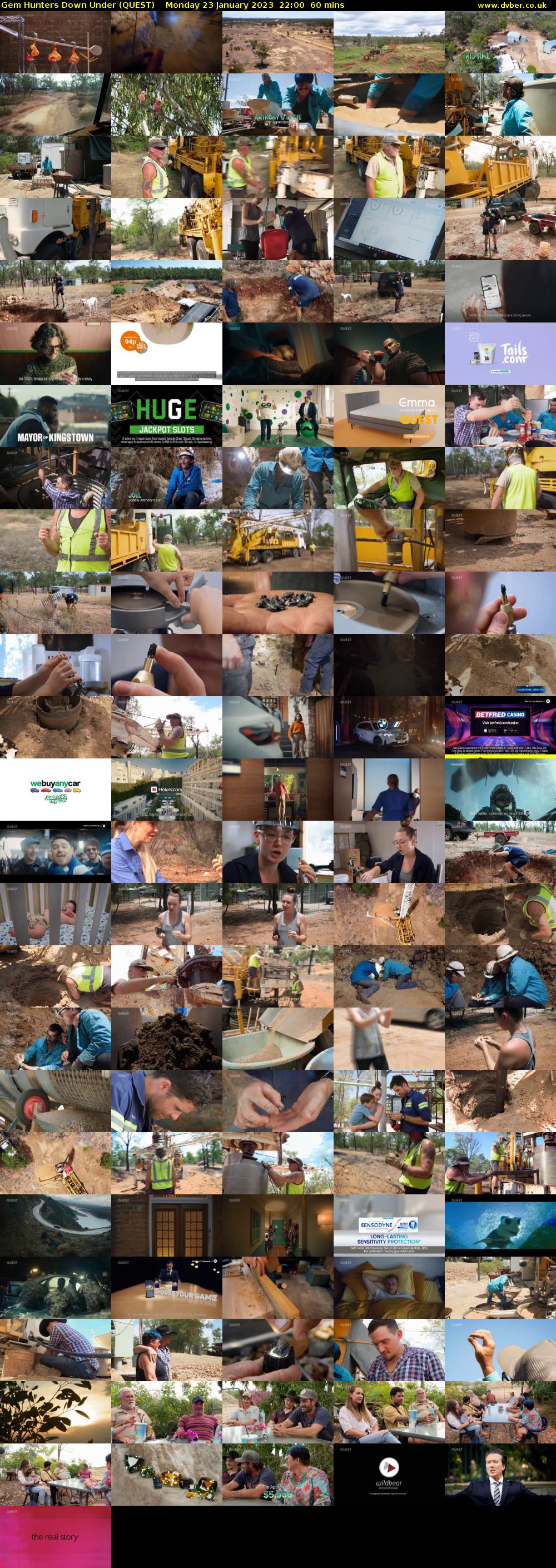 Gem Hunters Down Under (QUEST) Monday 23 January 2023 22:00 - 23:00