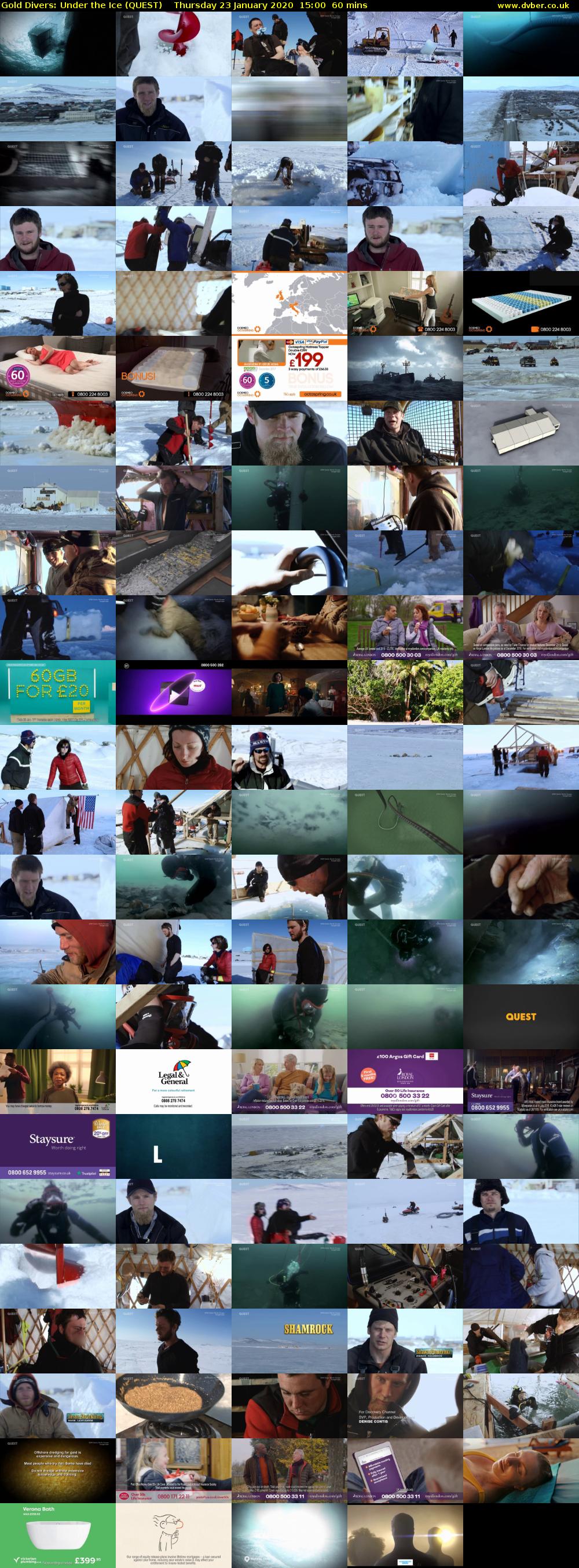 Gold Divers: Under the Ice (QUEST) Thursday 23 January 2020 15:00 - 16:00