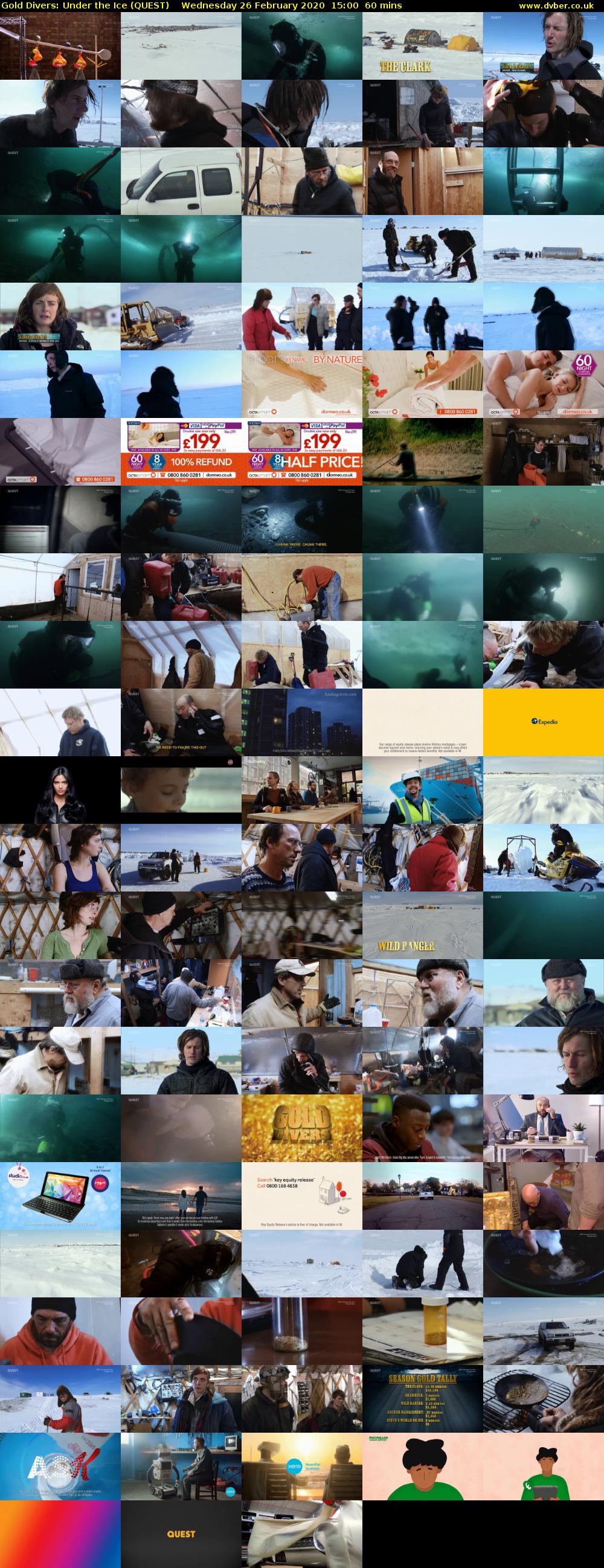 Gold Divers: Under the Ice (QUEST) Wednesday 26 February 2020 15:00 - 16:00