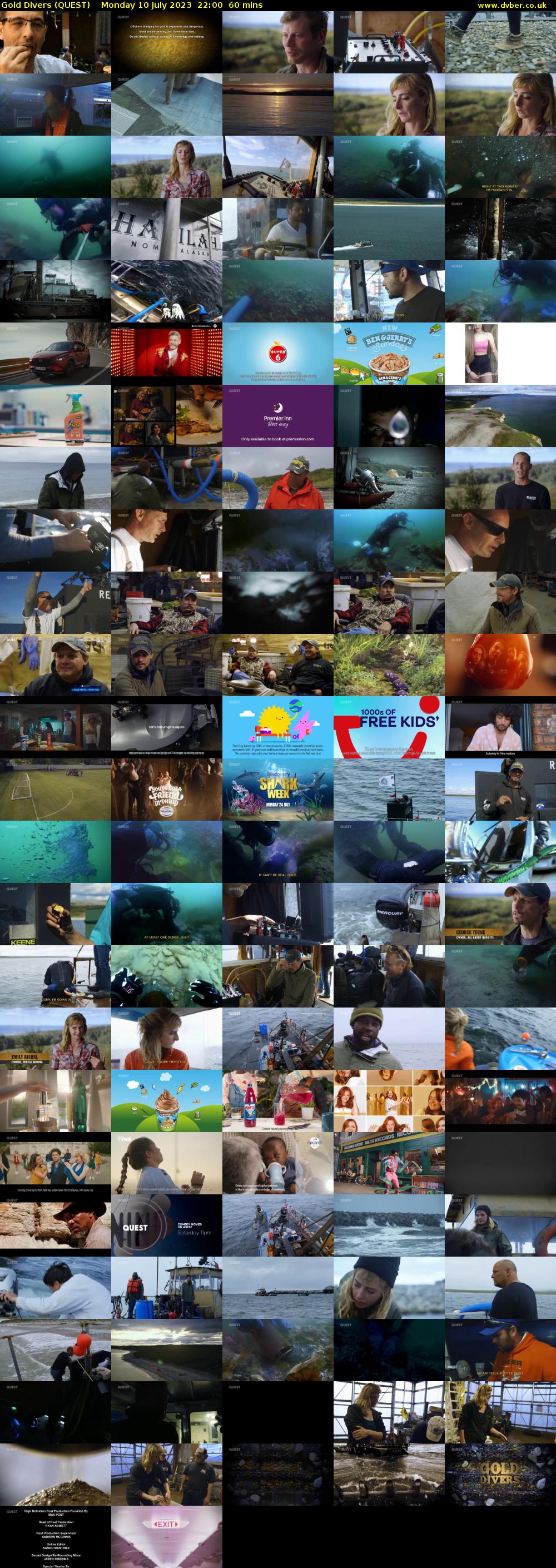 Gold Divers (QUEST) Monday 10 July 2023 22:00 - 23:00
