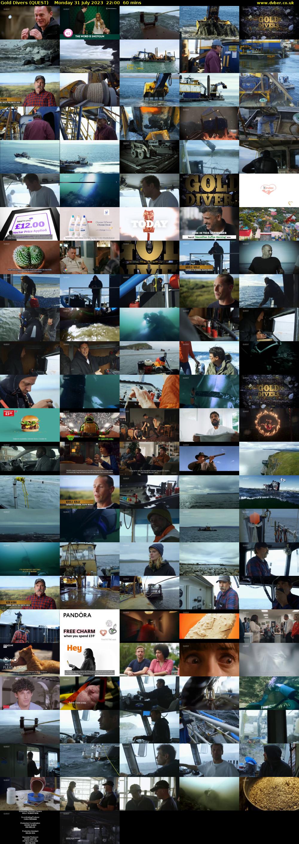 Gold Divers (QUEST) Monday 31 July 2023 22:00 - 23:00
