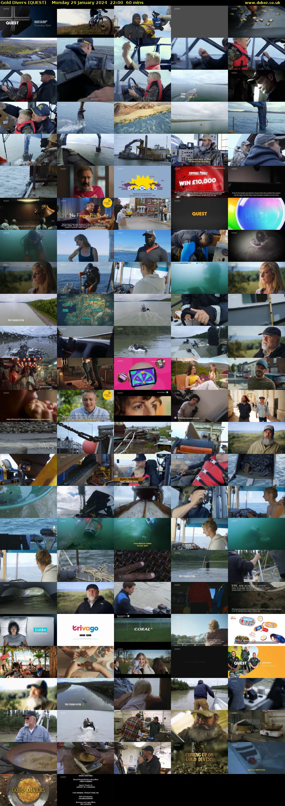 Gold Divers (QUEST) Monday 29 January 2024 22:00 - 23:00