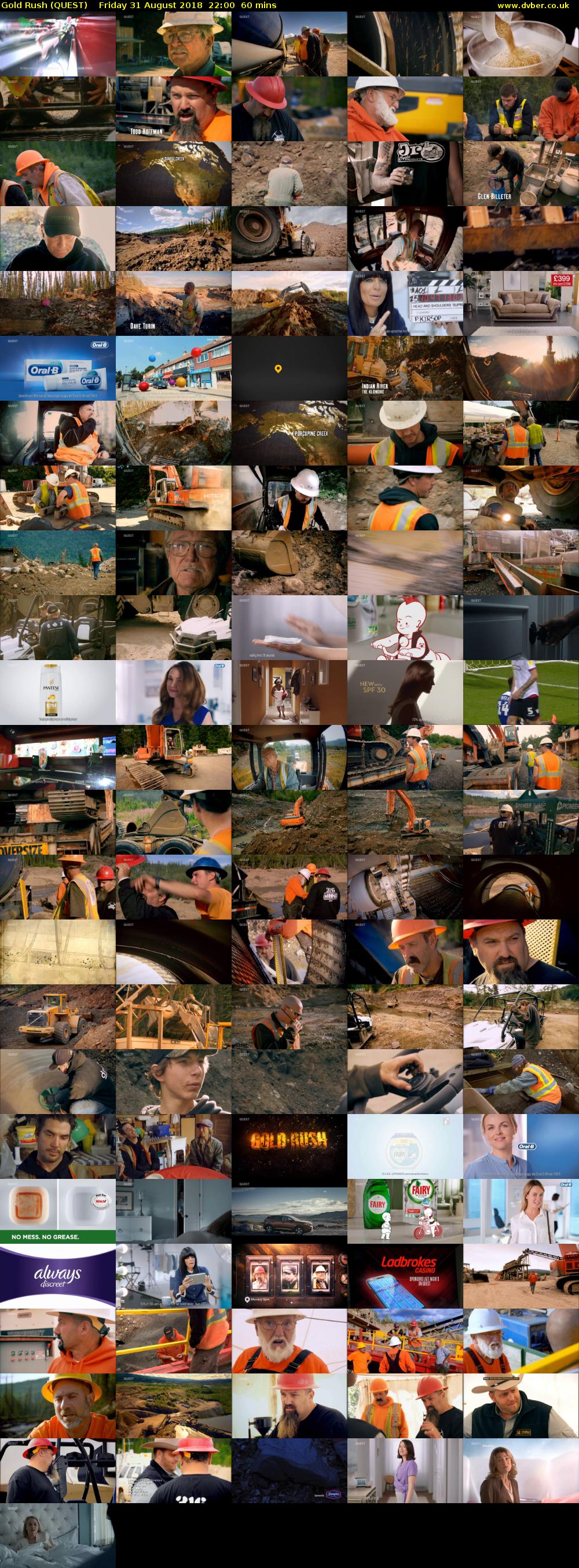 Gold Rush (QUEST) Friday 31 August 2018 22:00 - 23:00