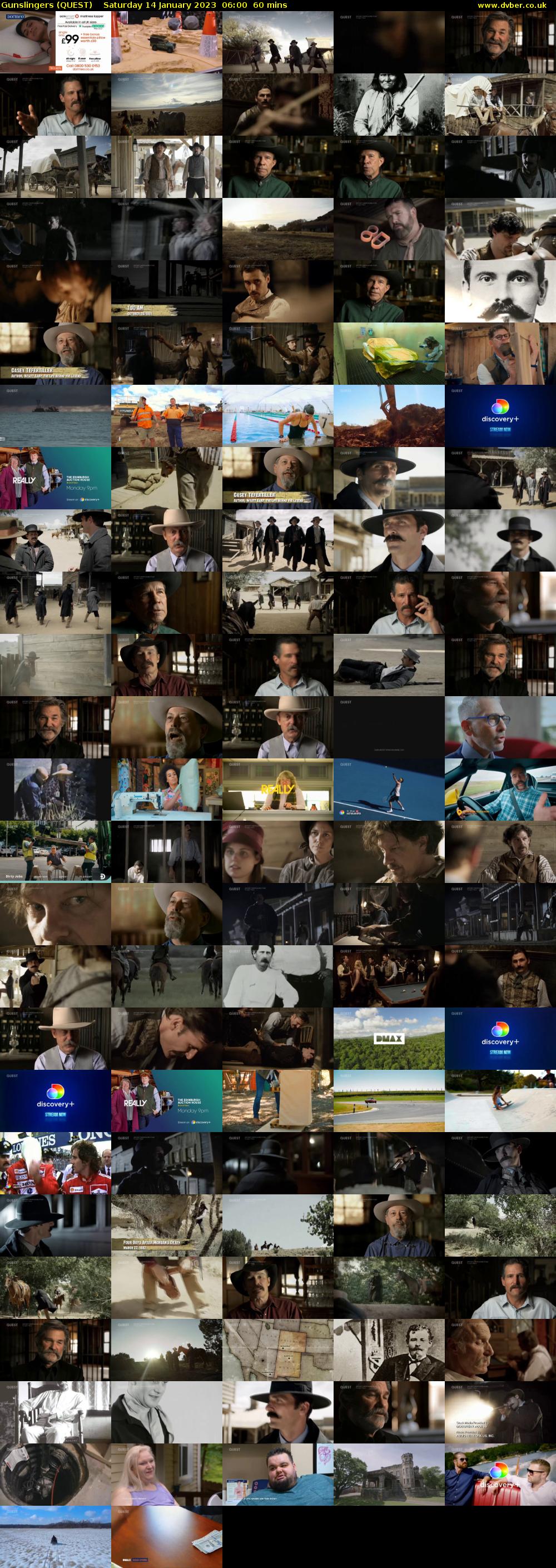 Gunslingers (QUEST) Saturday 14 January 2023 06:00 - 07:00