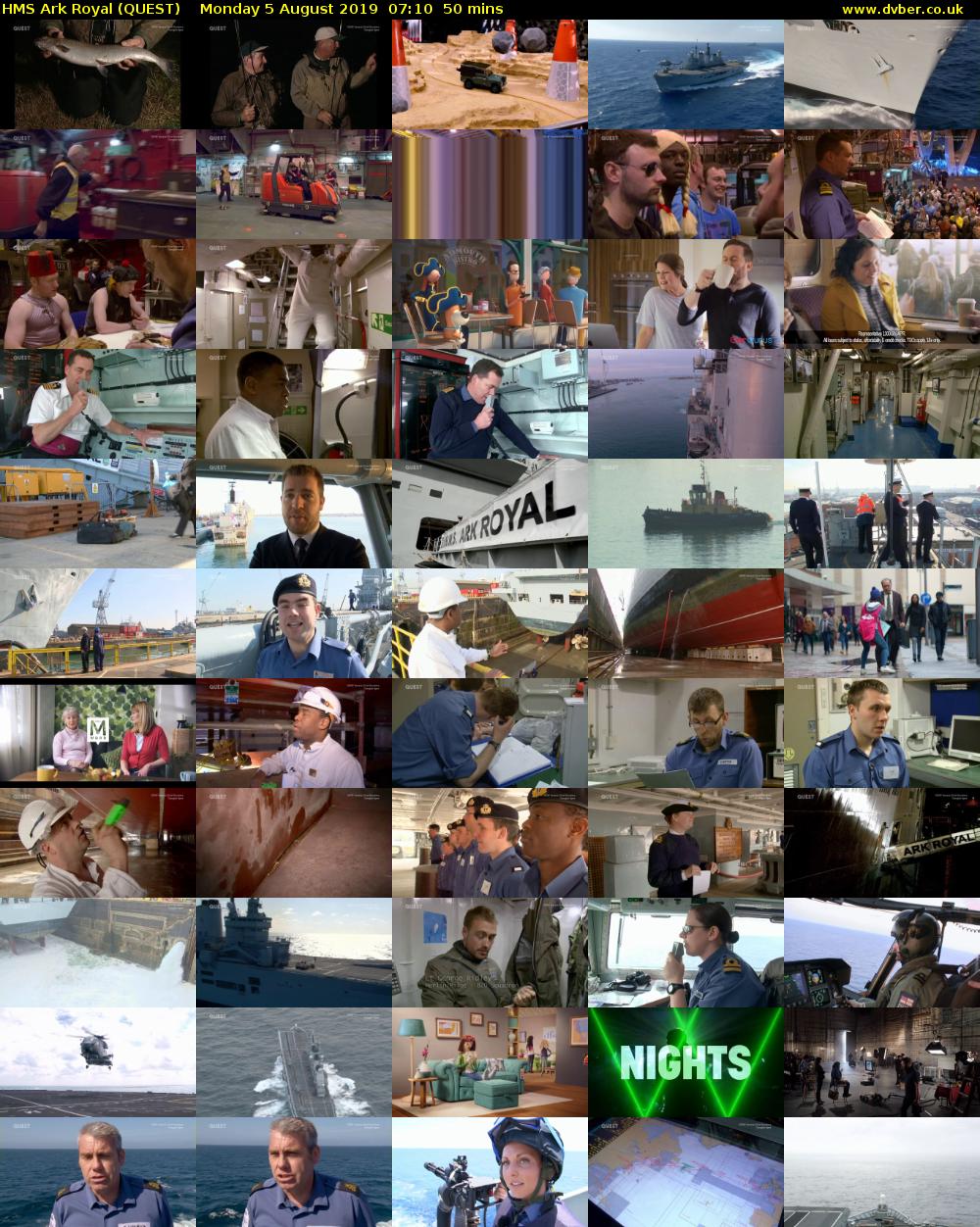 HMS Ark Royal (QUEST) Monday 5 August 2019 07:10 - 08:00