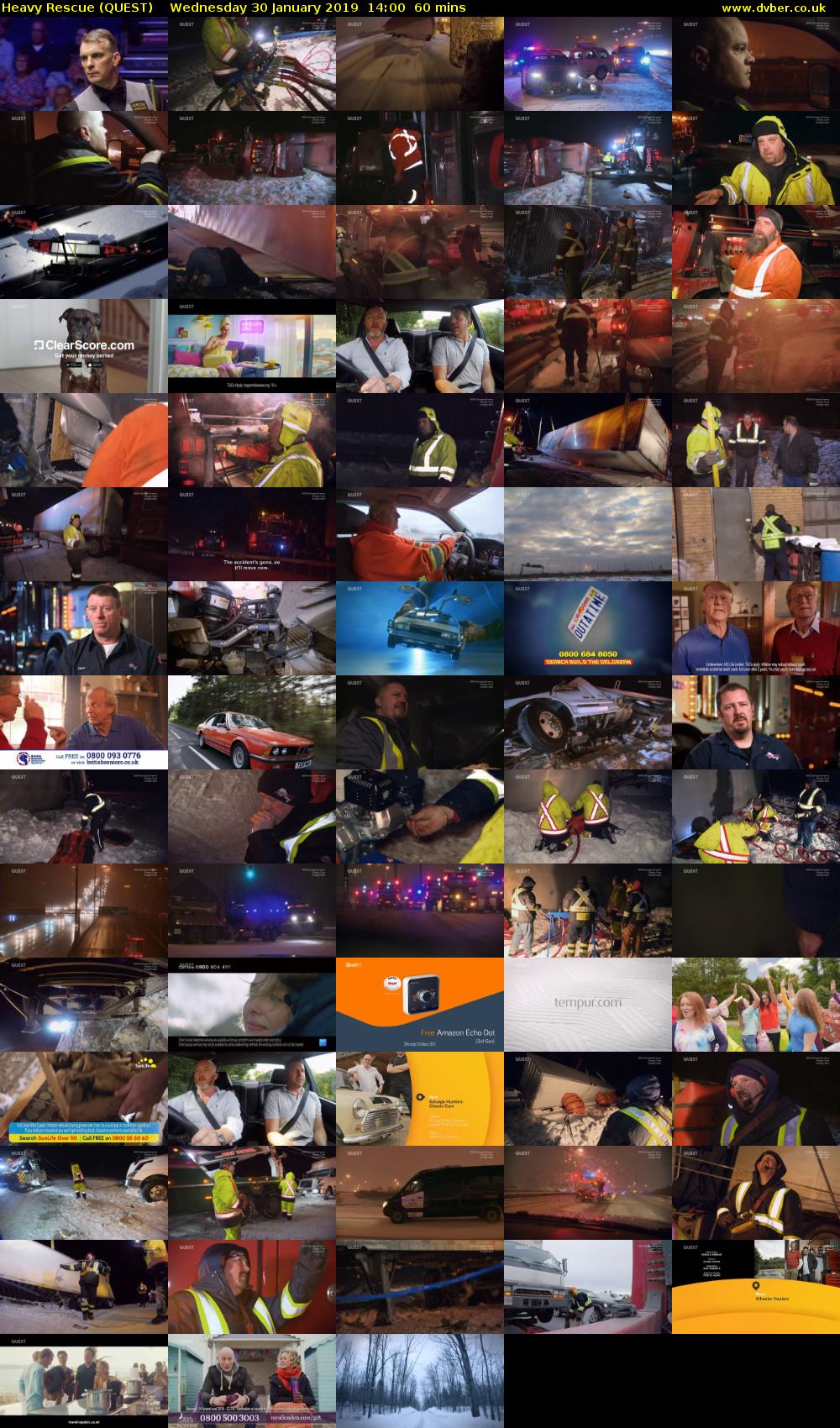 Heavy Rescue (QUEST) Wednesday 30 January 2019 14:00 - 15:00