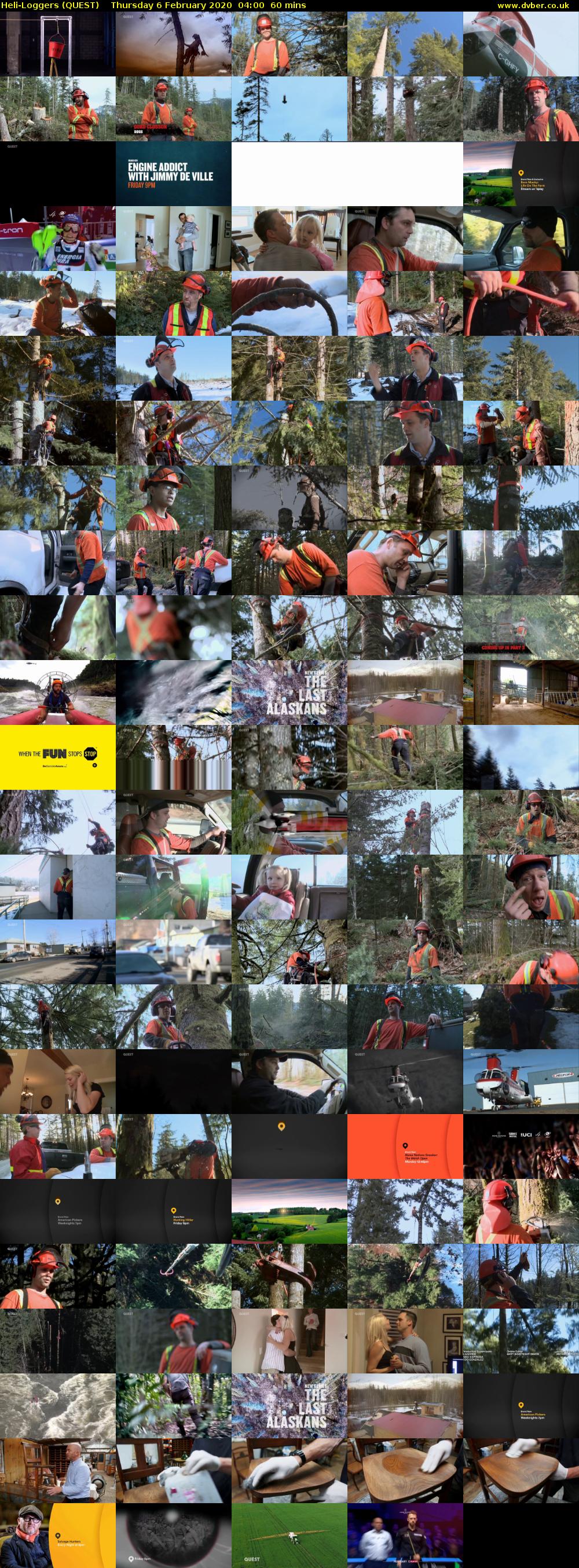 Heli-Loggers (QUEST) Thursday 6 February 2020 04:00 - 05:00