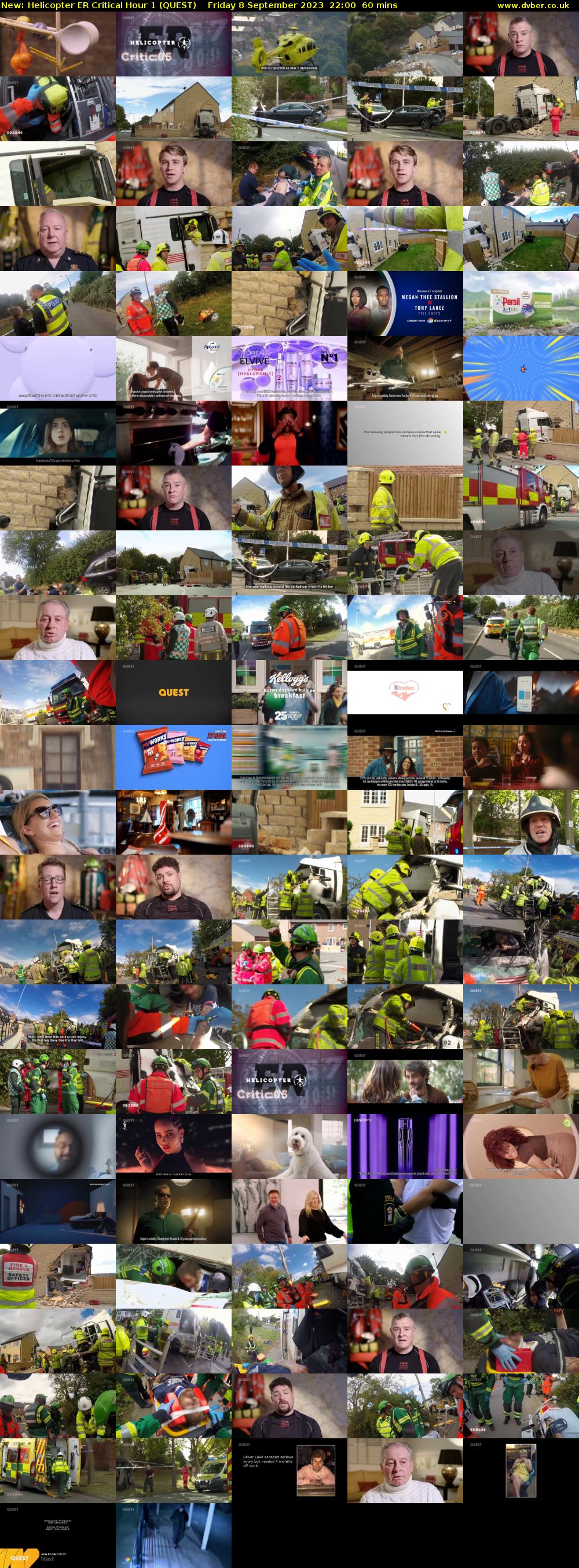 Helicopter ER Critical Hour 1 (QUEST) Friday 8 September 2023 22:00 - 23:00